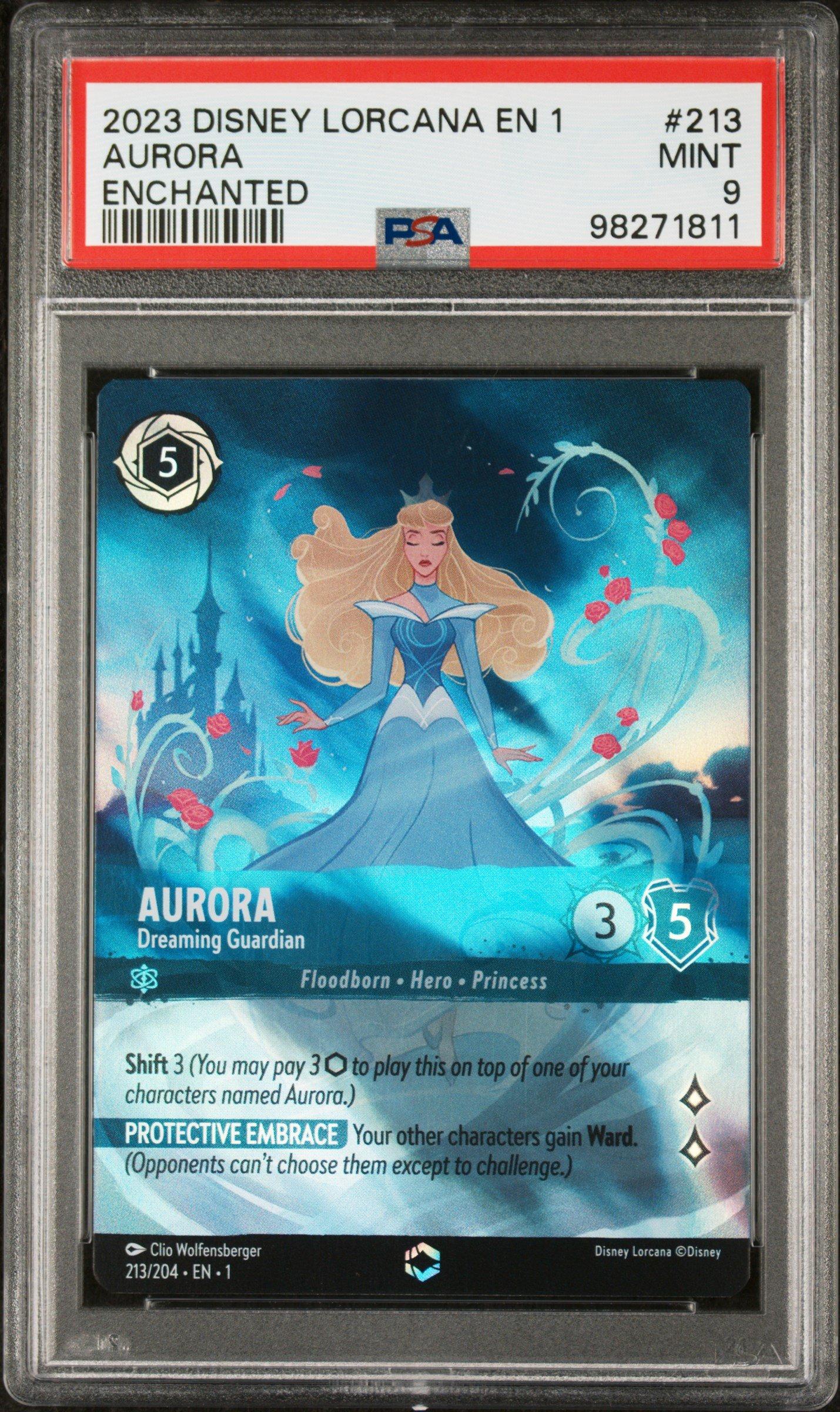 aurora lorcana card Dreaming Guardian Enchanted Japanese The item may be similar but not exactly the same as the image (e.g Aurora 2023 Disney Lorcana Enchanted