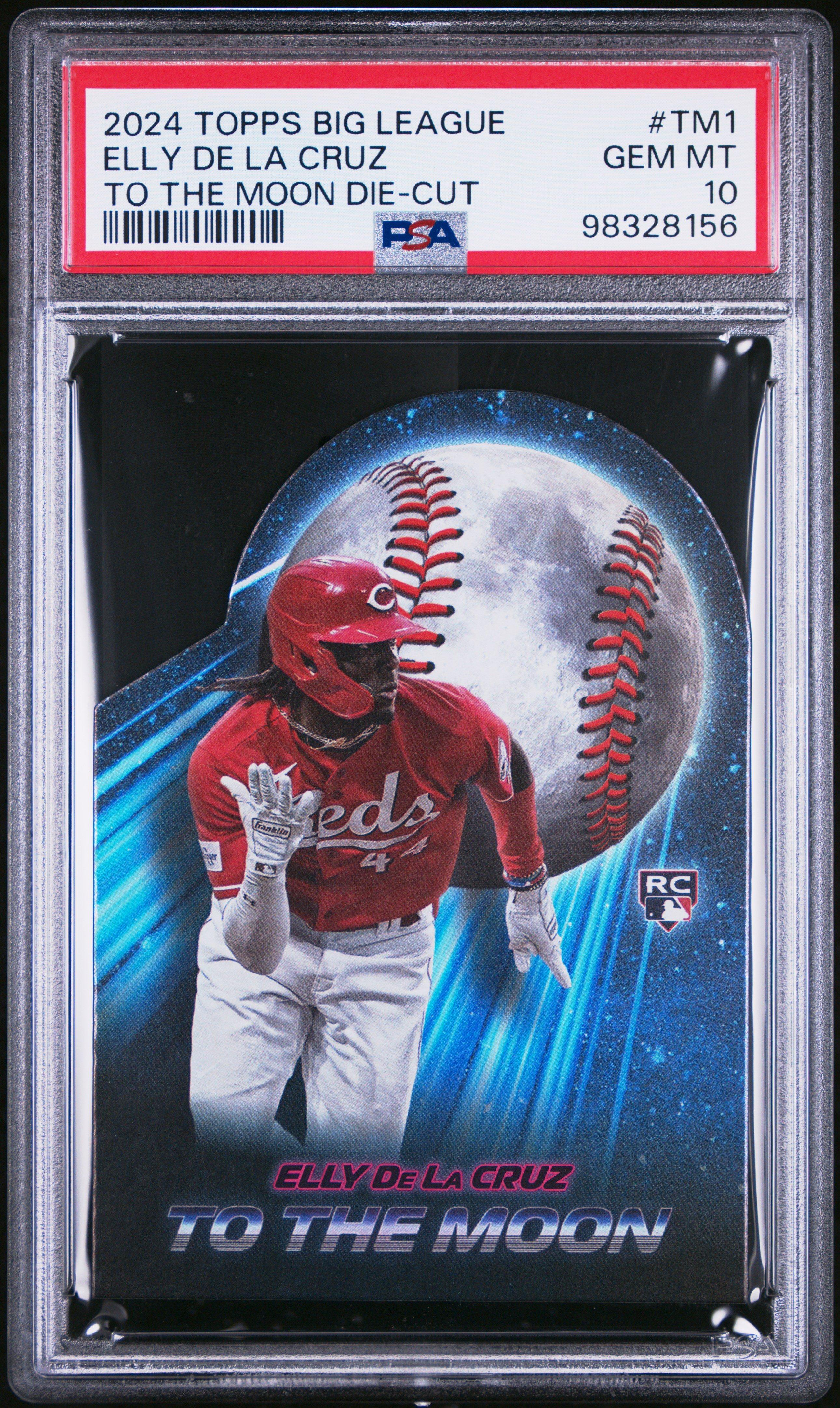 2024 Topps Big League To The Moon Die-cuts Tm1 Elly De La Cruz PSA 10