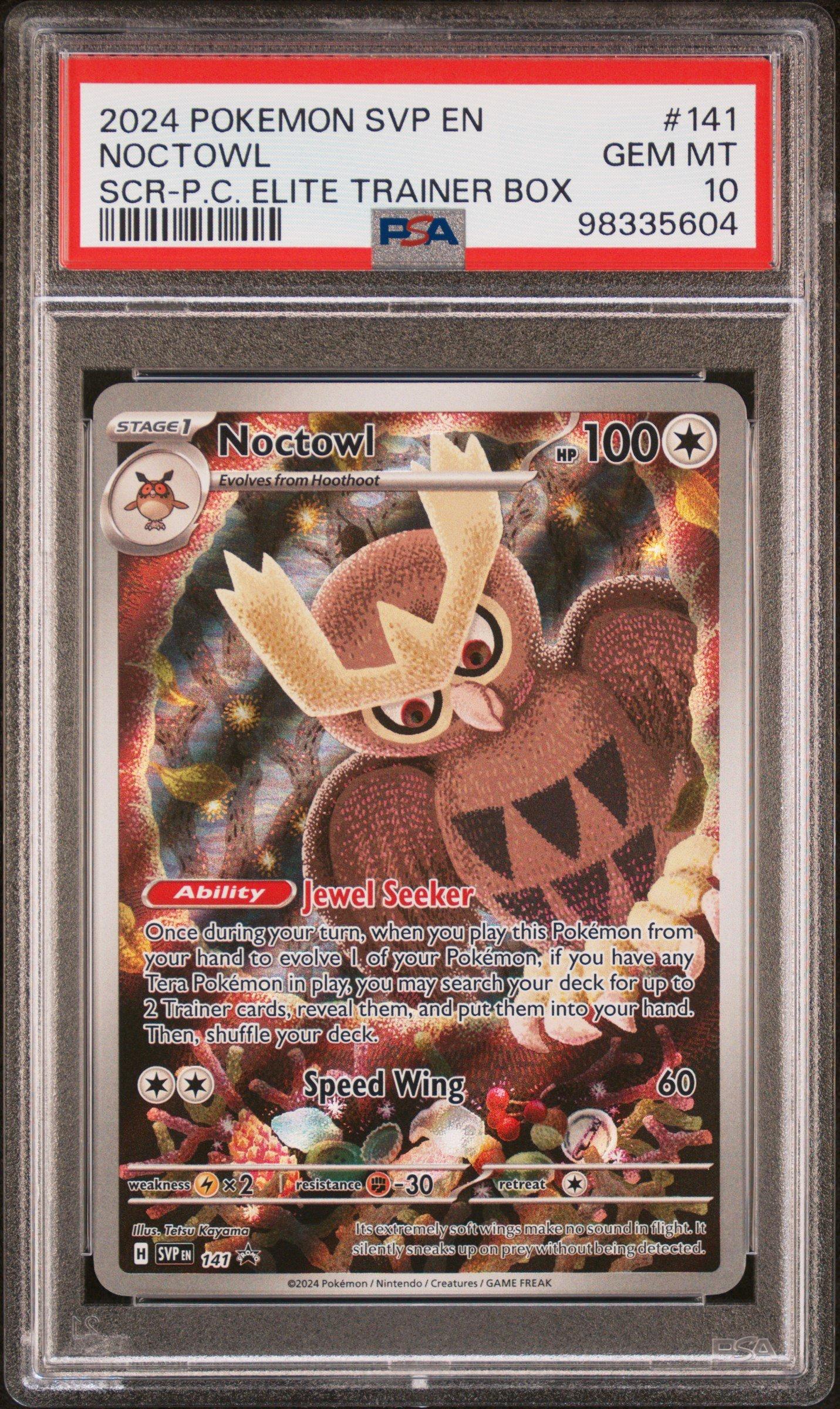 2024 Pokemon Svp En-sv Black Star Promo 141 Noctowl Stellar Crown