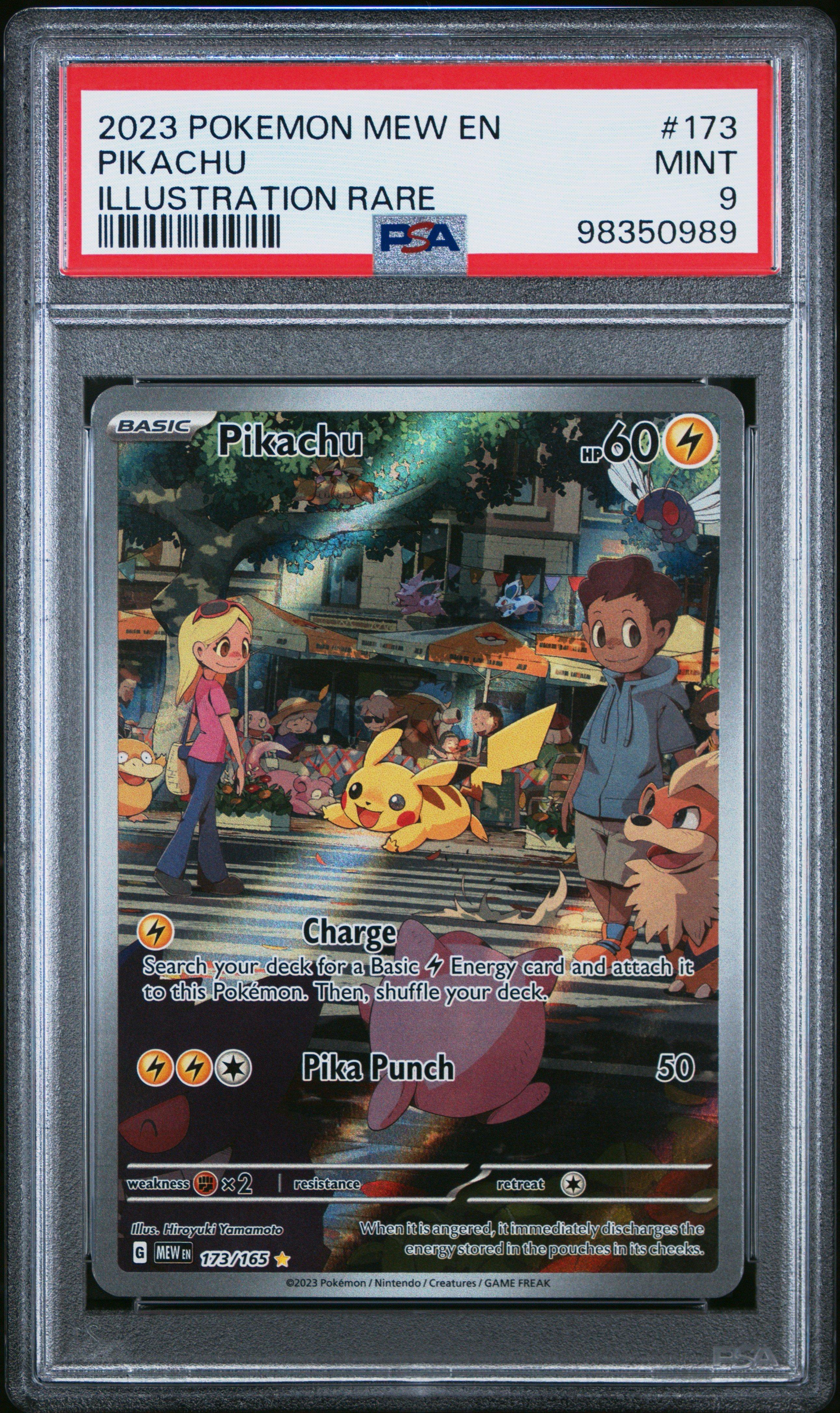 2023 Pokemon Mew En-151 173 Pikachu Illustration Rare PSA 9 Graded Card |  GameStop