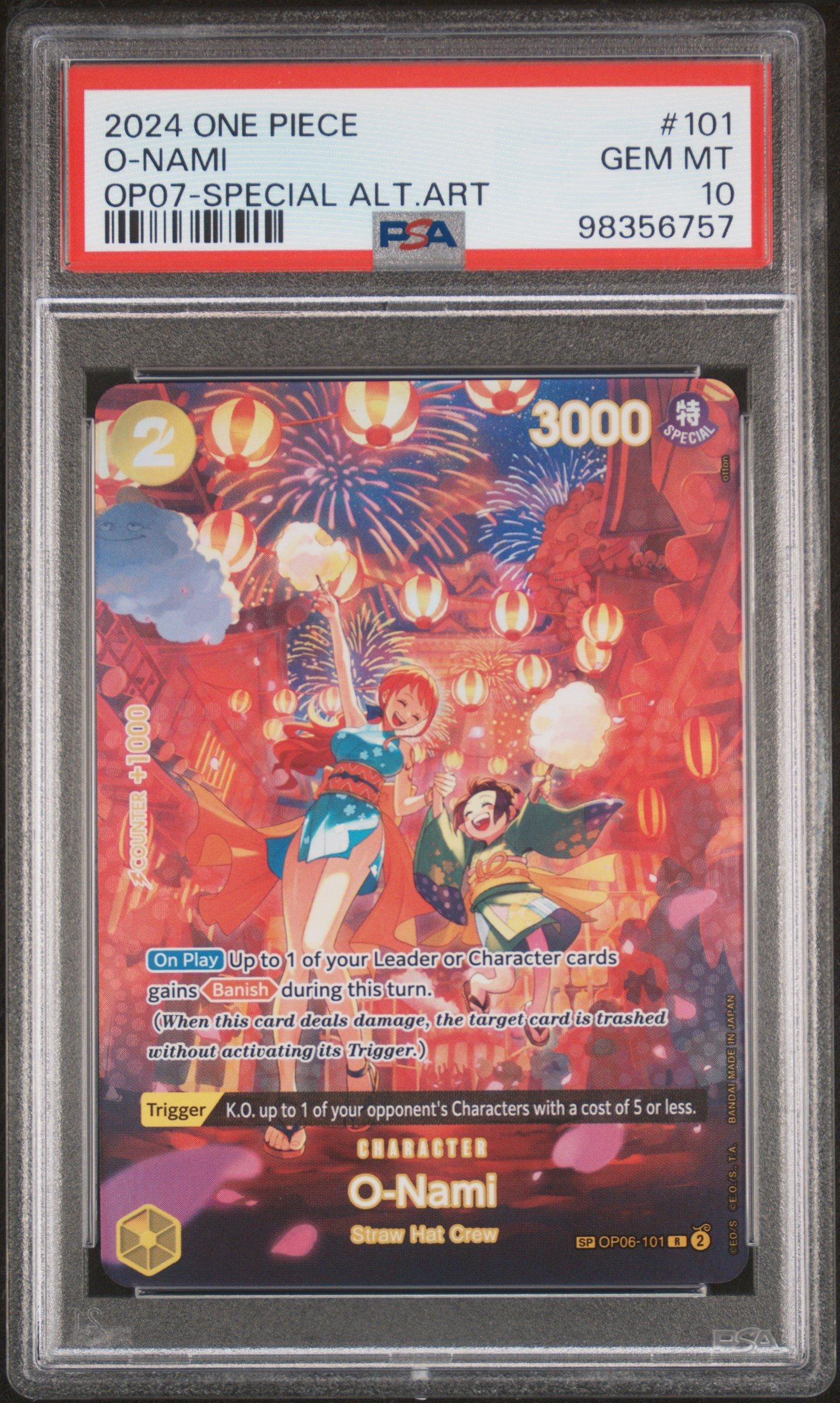 2024 One Piece Op07-500 Years In The Future 101 O-nami Special