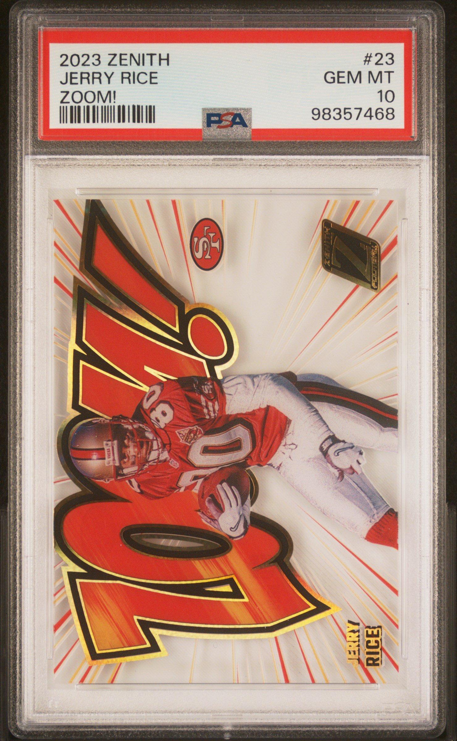 2023 Panini Zenith Zoom! 23 Jerry Rice PSA 10 Graded Card | GameStop