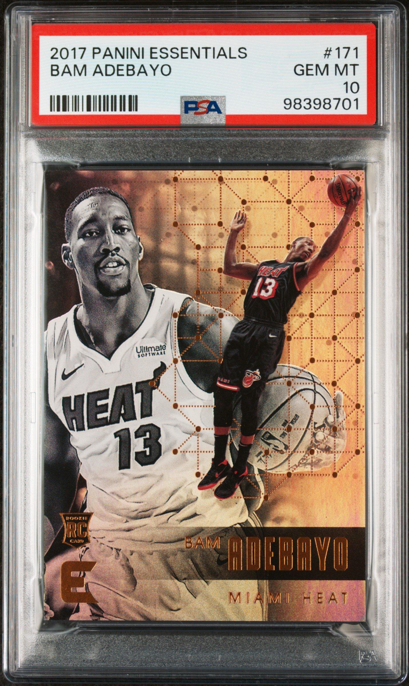 2017 Panini Essentials 171 Bam Adebayo PSA 10