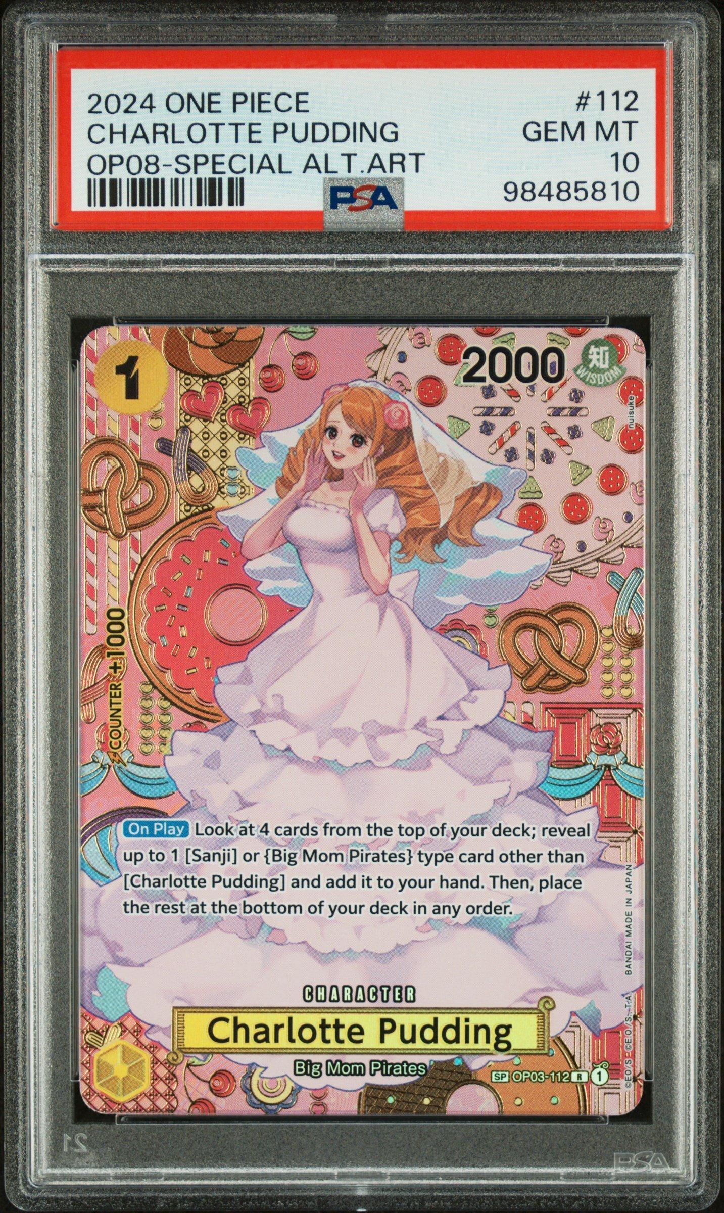 2024 One Piece Op08-two Legends 112 Charlotte Pudding Special