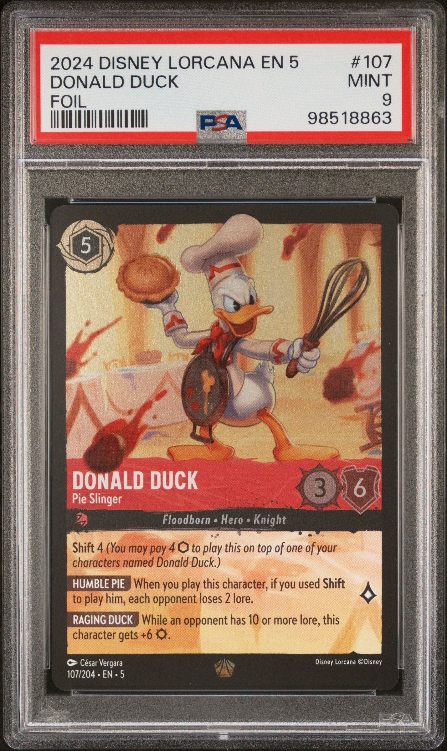 2024 Disney Lorcana En 5-shimmering Skies 107 Donald Duck