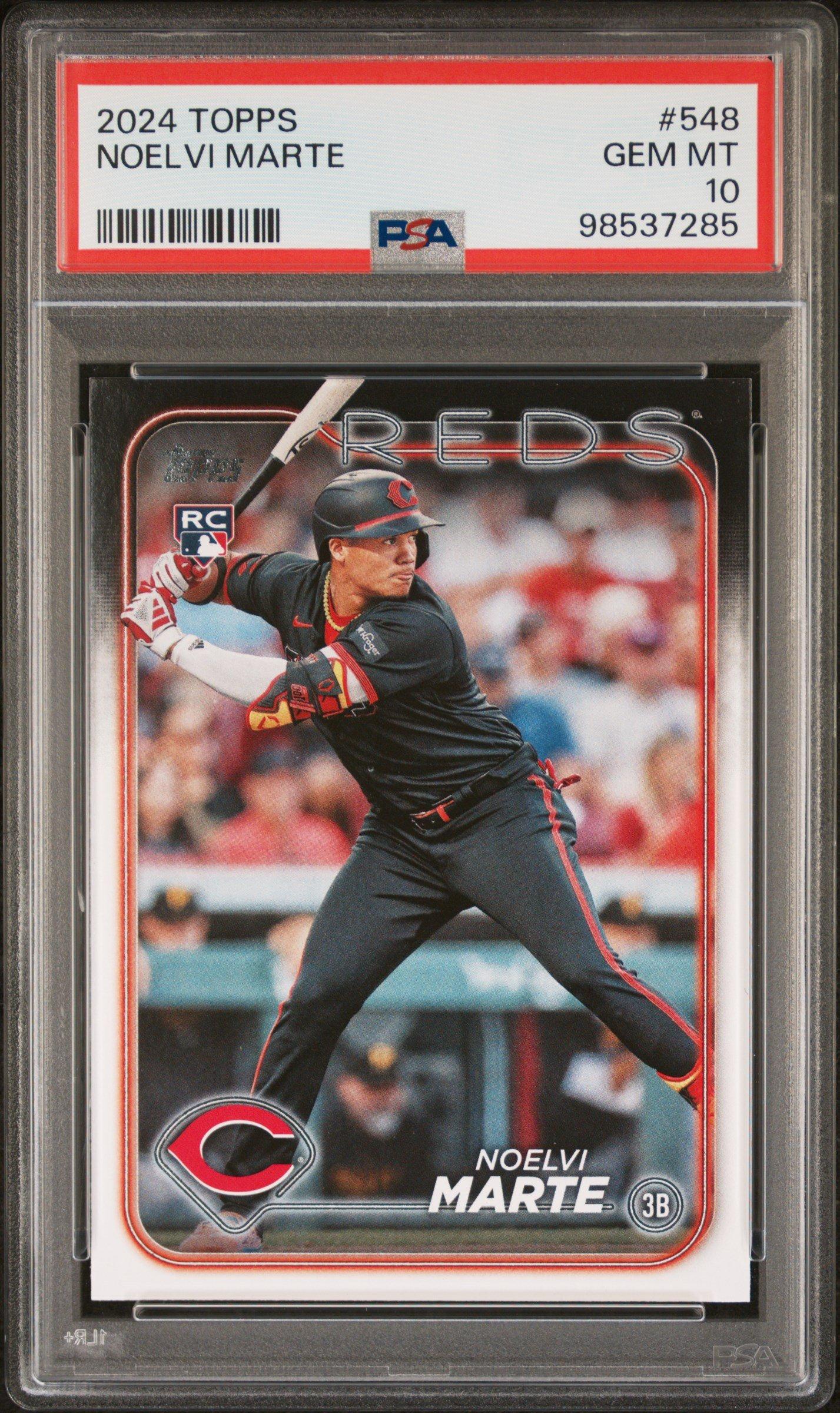 2024 Topps 548 Noelvi Marte PSA 10 Graded Card | GameStop