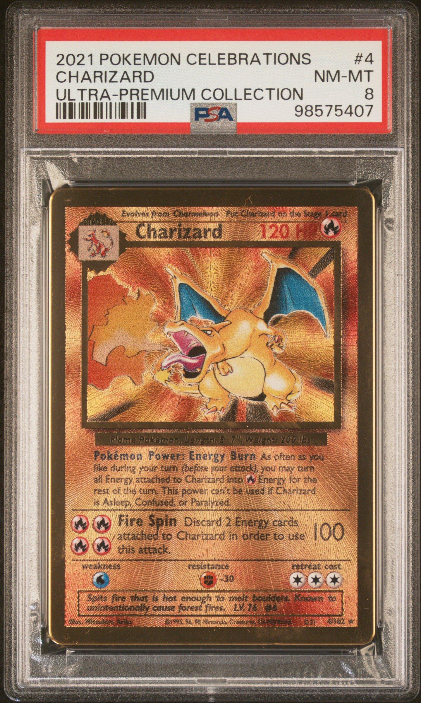2021 Pokemon Celebrations Ultra-premium Collection 4 Charizard PSA
