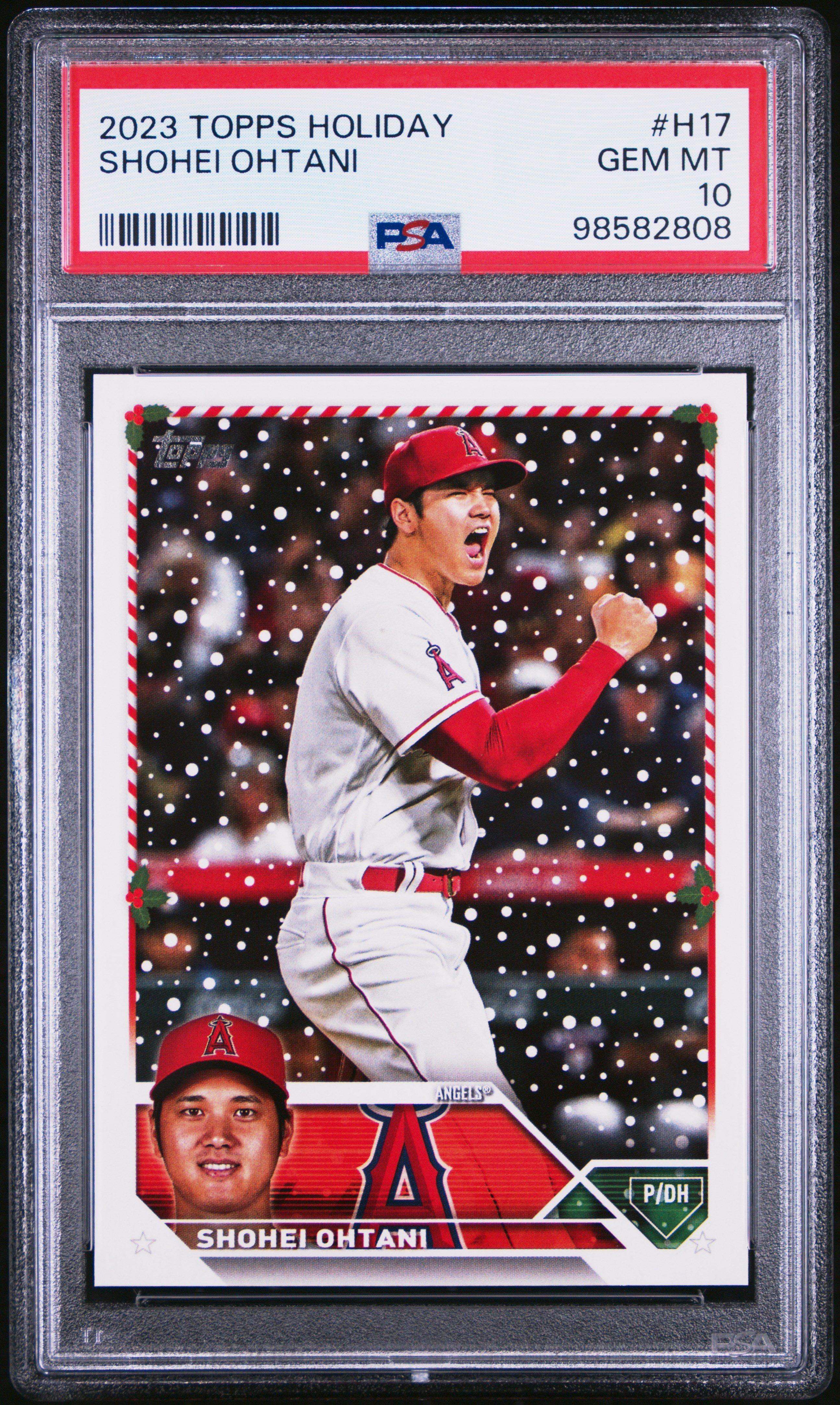 2023 Topps Holiday H17 Shohei Ohtani PSA 10