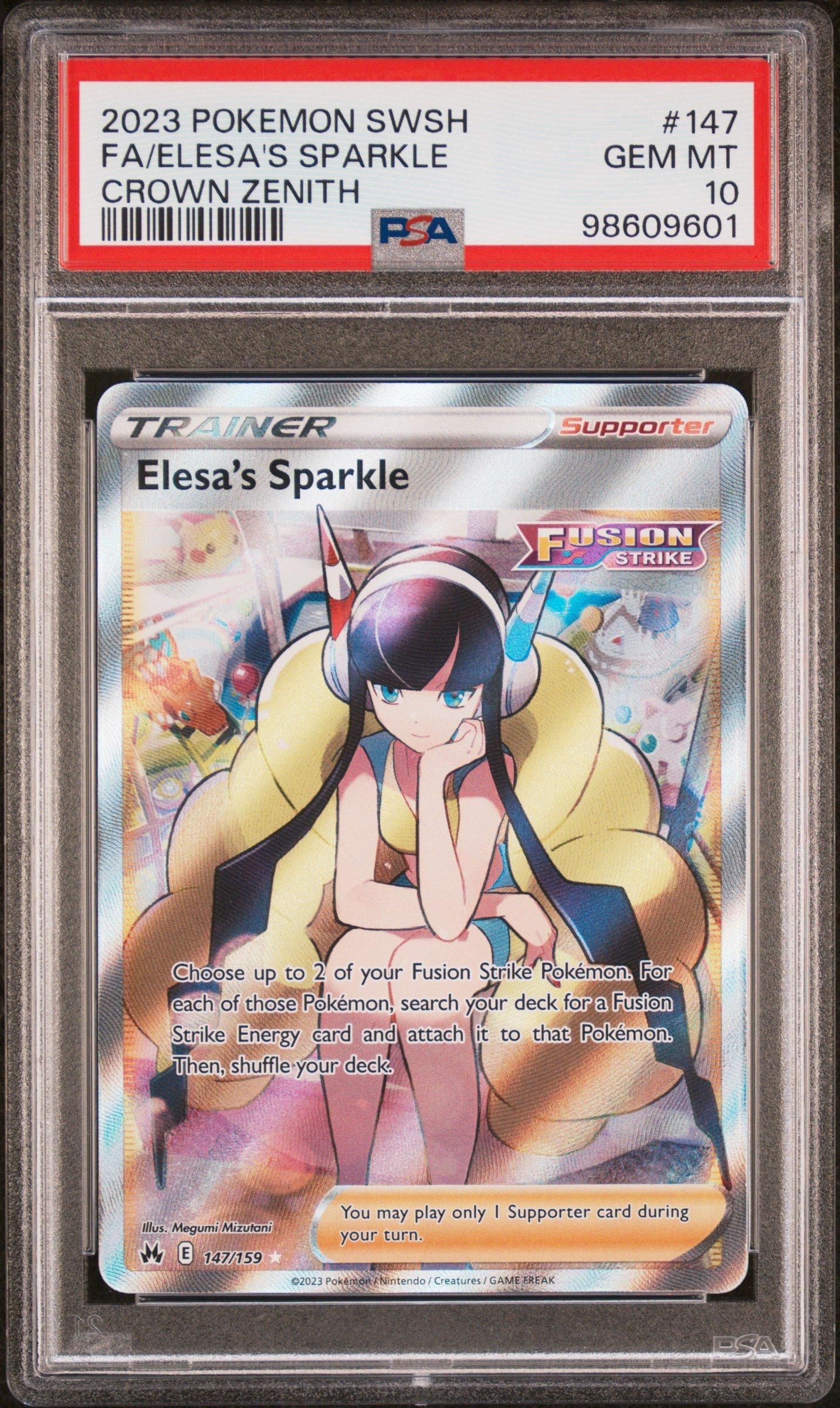 2023 Pokemon Sword And Shield Crown Zenith 147 Full Art/elesa's