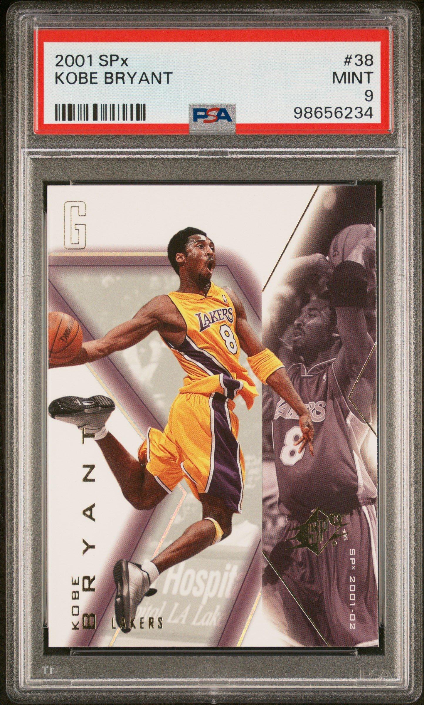 2001 Spx 38 Kobe Bryant PSA 9 Graded Card | GameStop