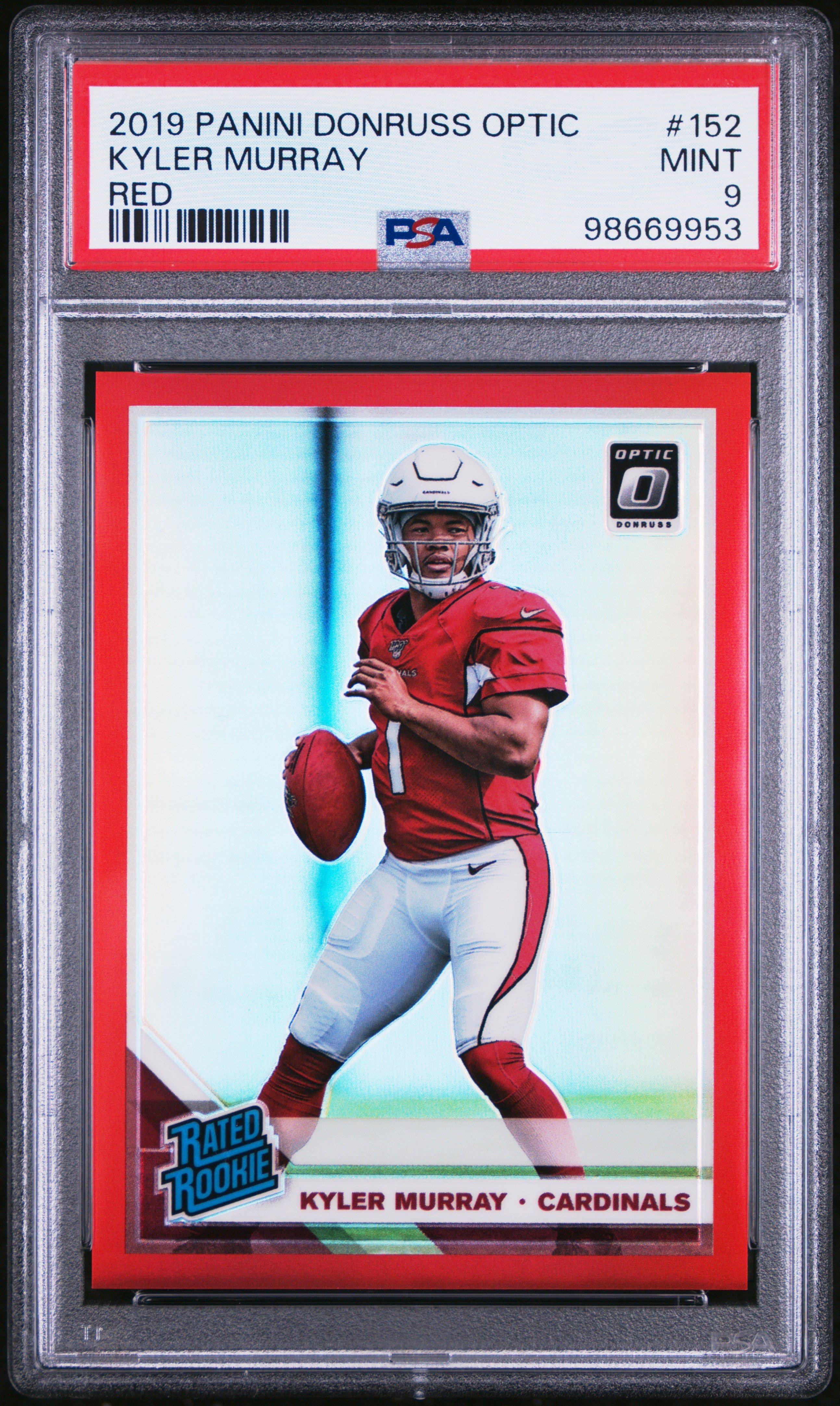 2019 Panini Donruss Optic 152 Kyler Murray Red PSA 9