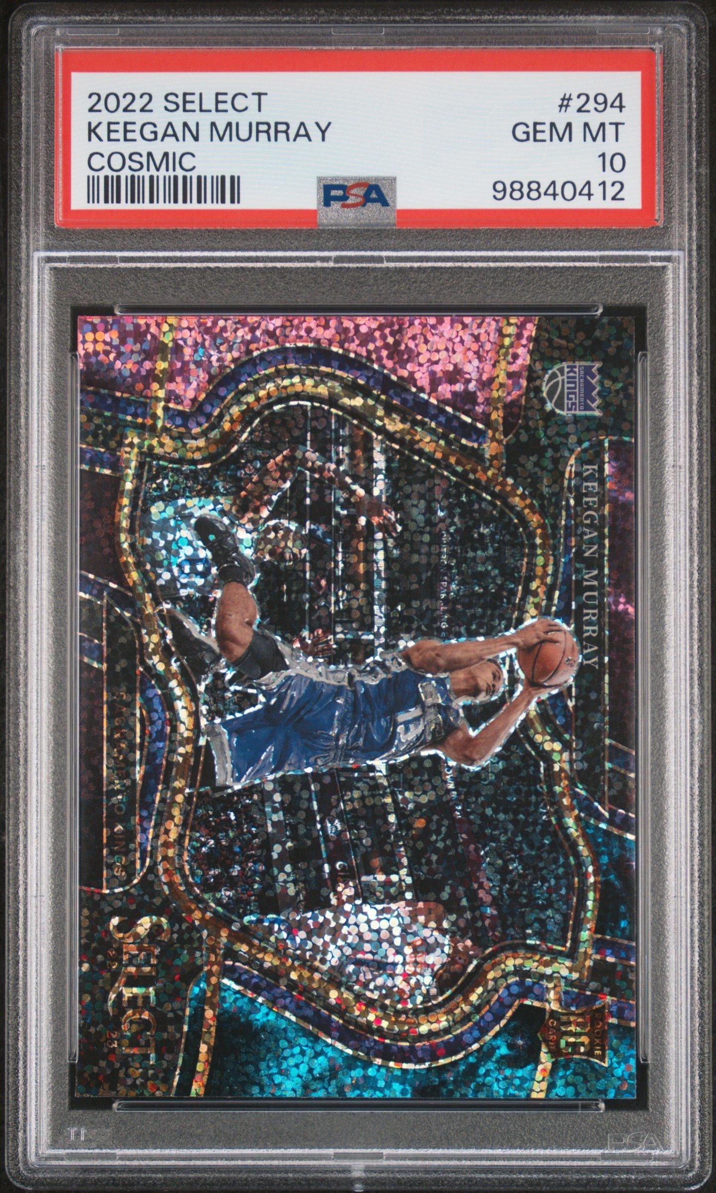 2022 Panini Select 294 Keegan Murray Cosmic PSA 10