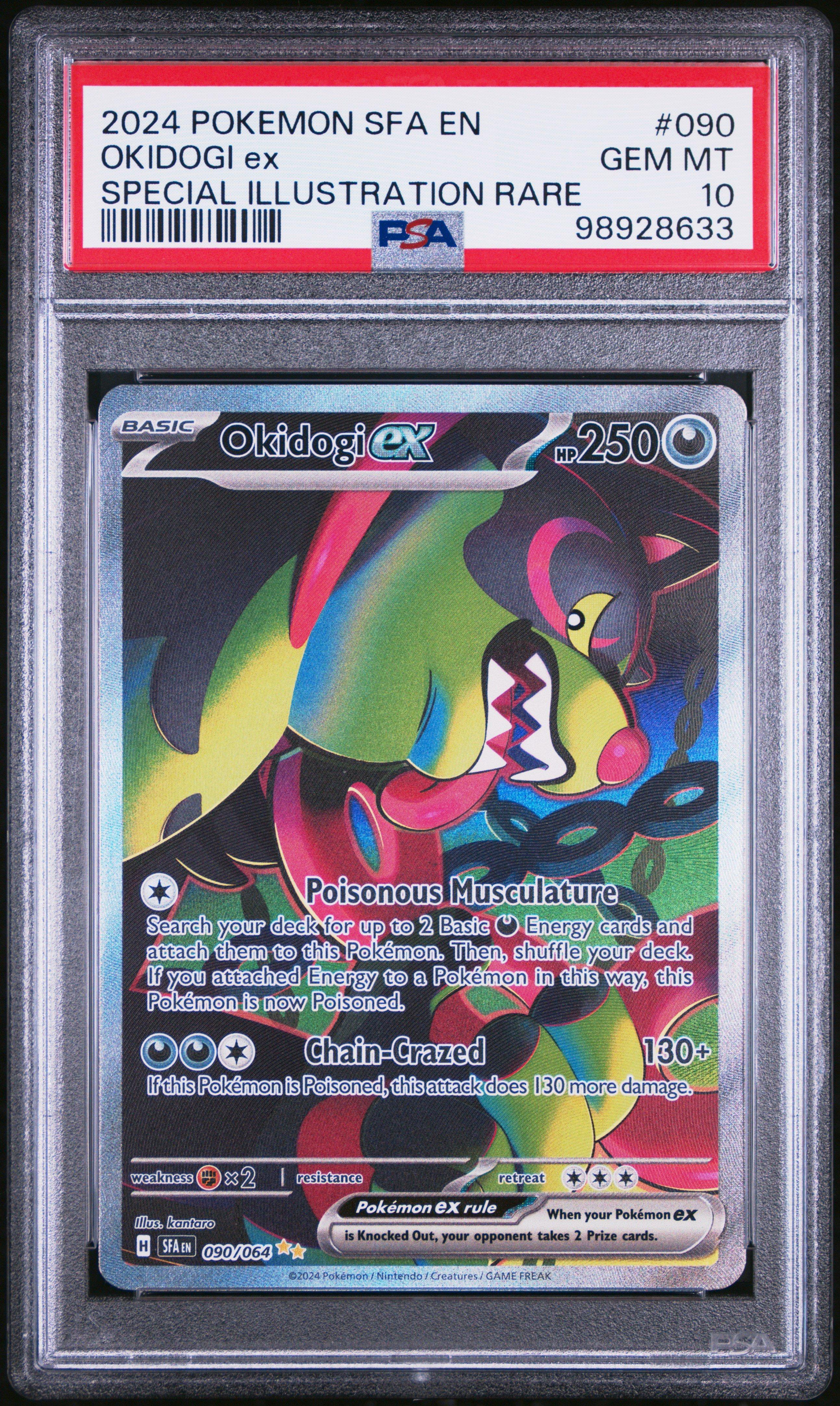 2024 Pokemon Sfa En-shrouded Fable 090 Okidogi Ex Special