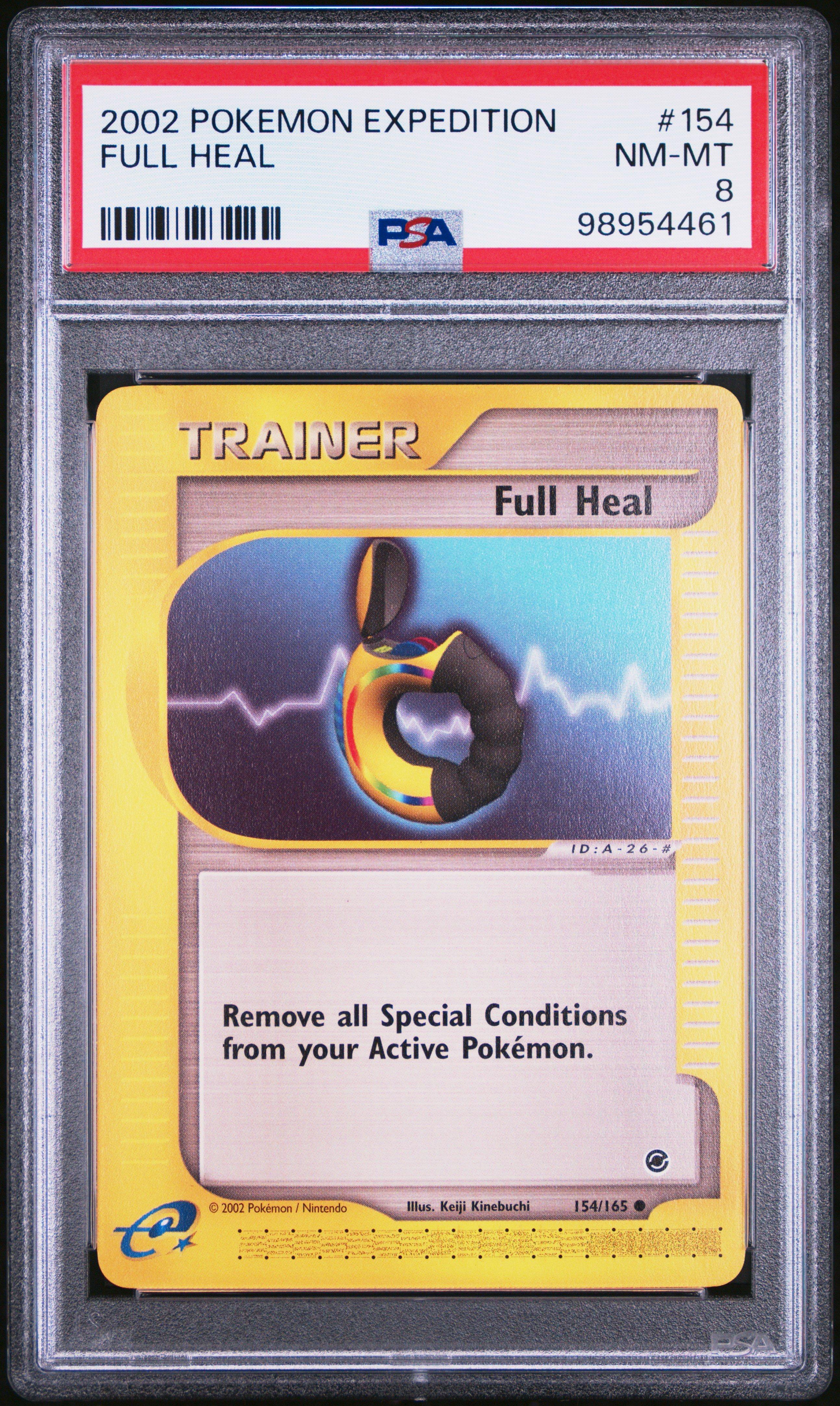2002 Pokemon Expedition 154 Full Heal PSA
