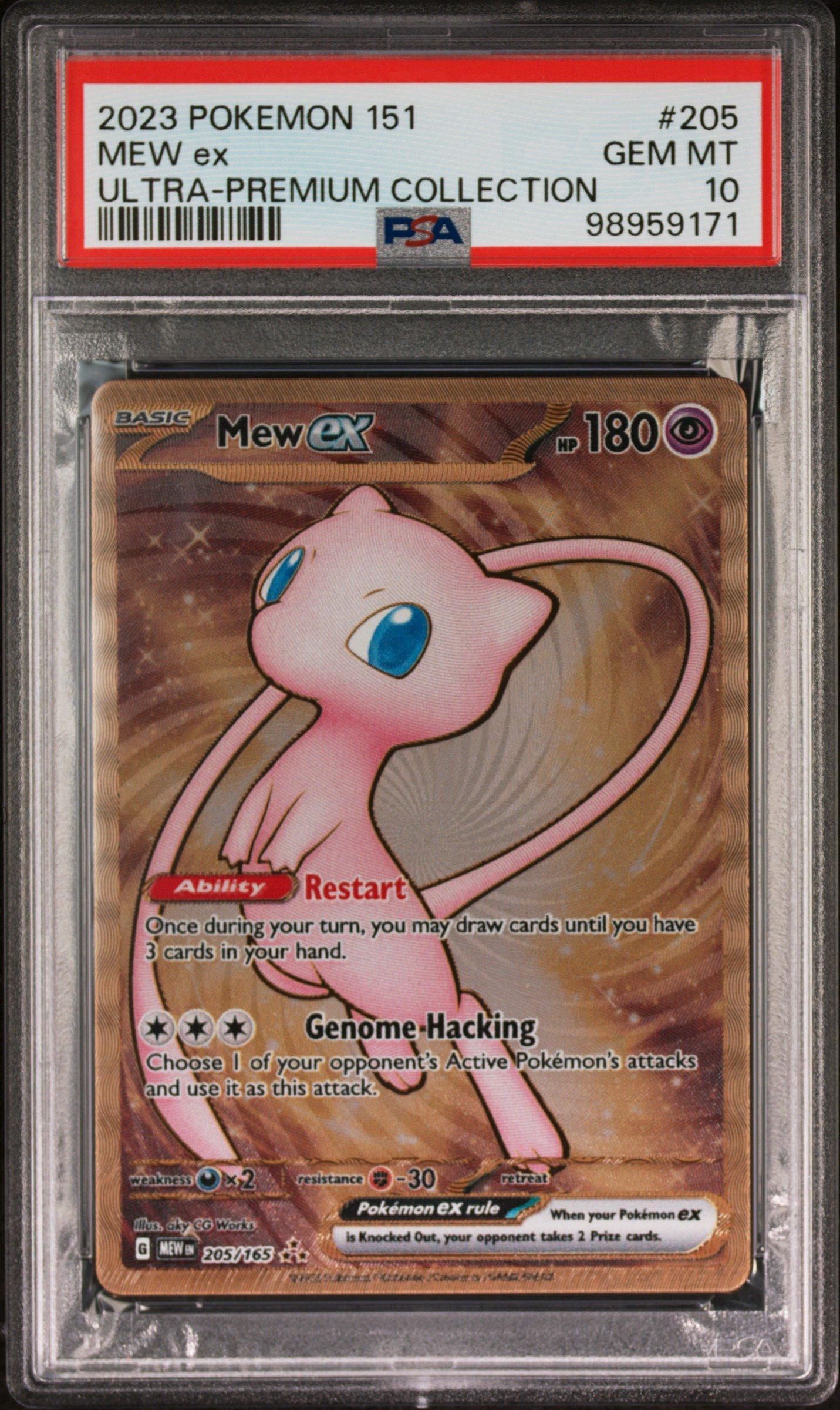 2023 Pokemon 151 Ultra-premium Collection 205 Mew Ex PSA 10 Graded