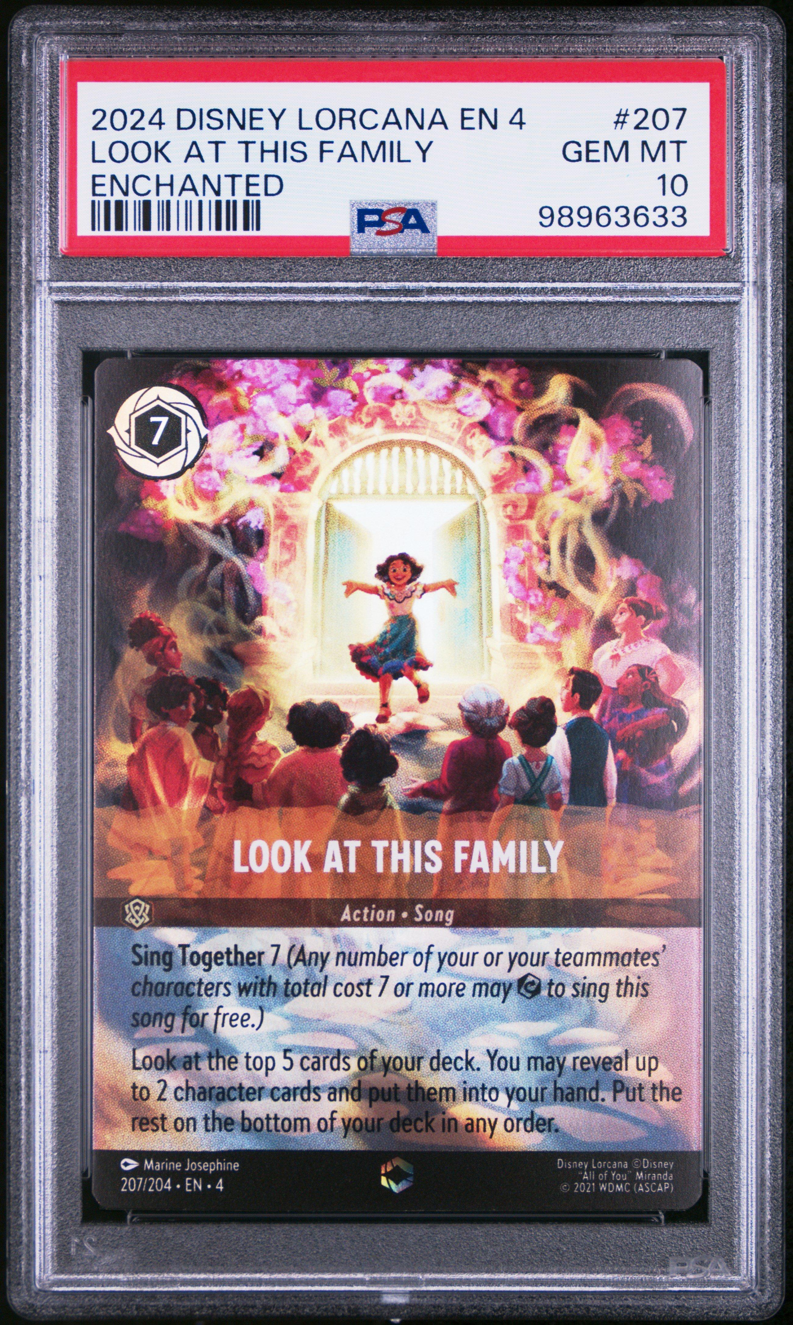 2024 Disney Lorcana En 4-ursula's Return 207 Look At This Family