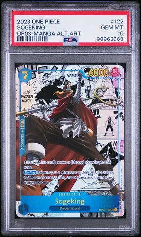 ワンピース カードゲーム 2023 ONE PIECE SOGEKING #122 GEM MT 10 Sogeking 2023 Pillars of Strength #OP03-122 Secret Rare