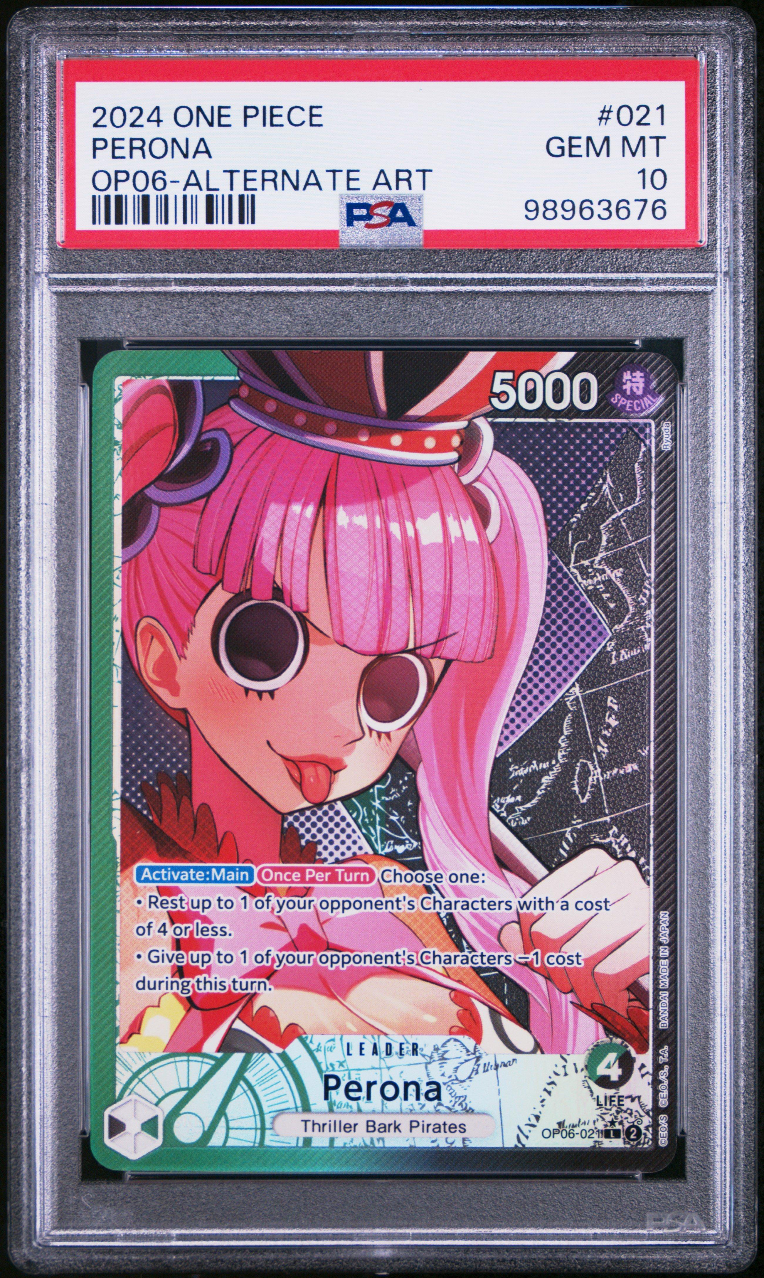 ペローナpsa10 2024 One Piece Op06-wings Of The Captain 021 Perona
