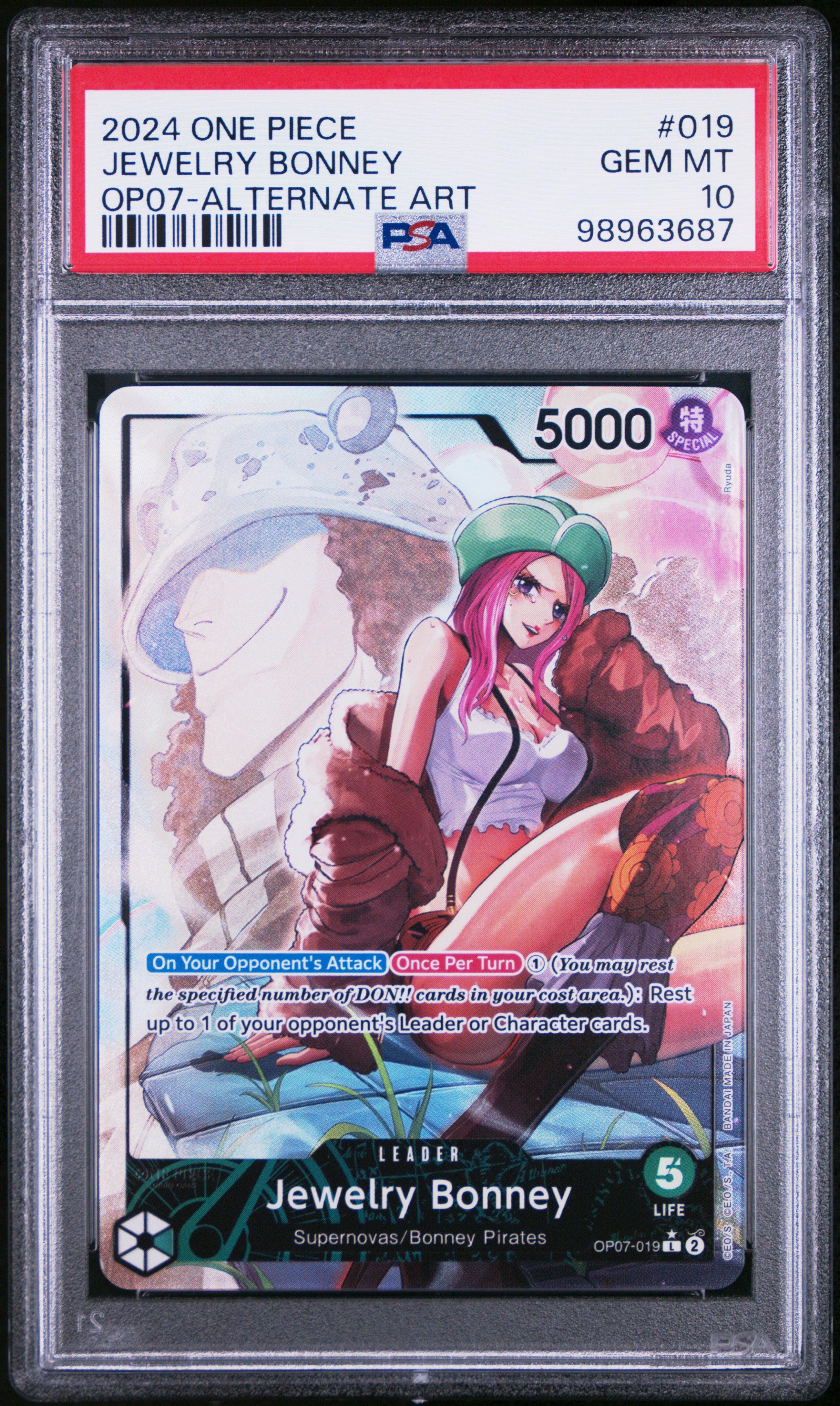 2024 One Piece Op07-500 Years In The Future 019 Jewelry Bonney