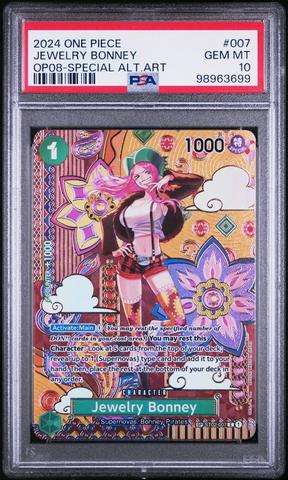 ワンピース カードゲーム 2024 ONE PIECE JEWELRY BONNEY PSA 10 PSA 10 Jewelry Bonney OP07-019 L 500 Years in the Future ONE