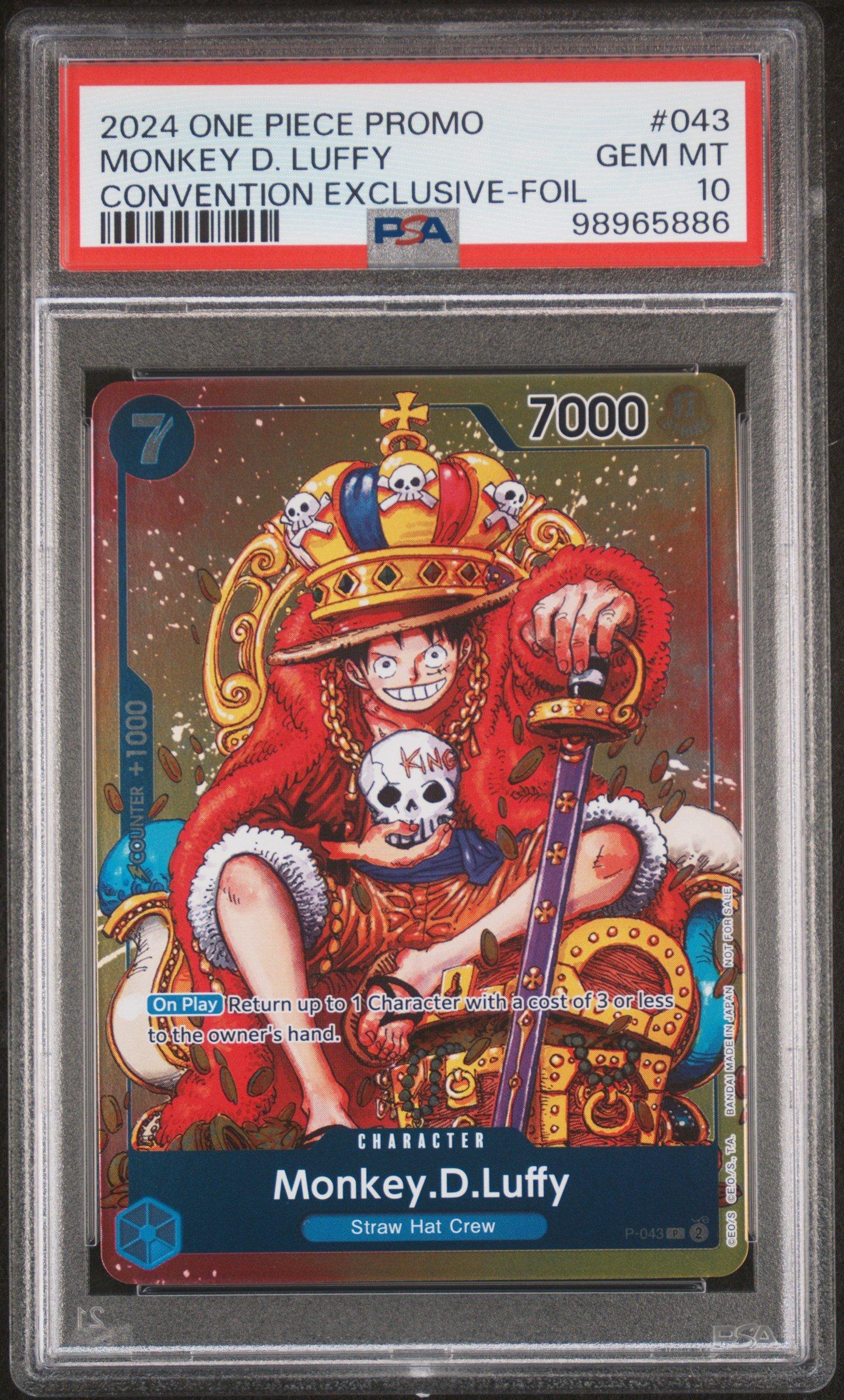 2024 One Piece Promos 043 Monkey D. Luffy Convention Exclusive