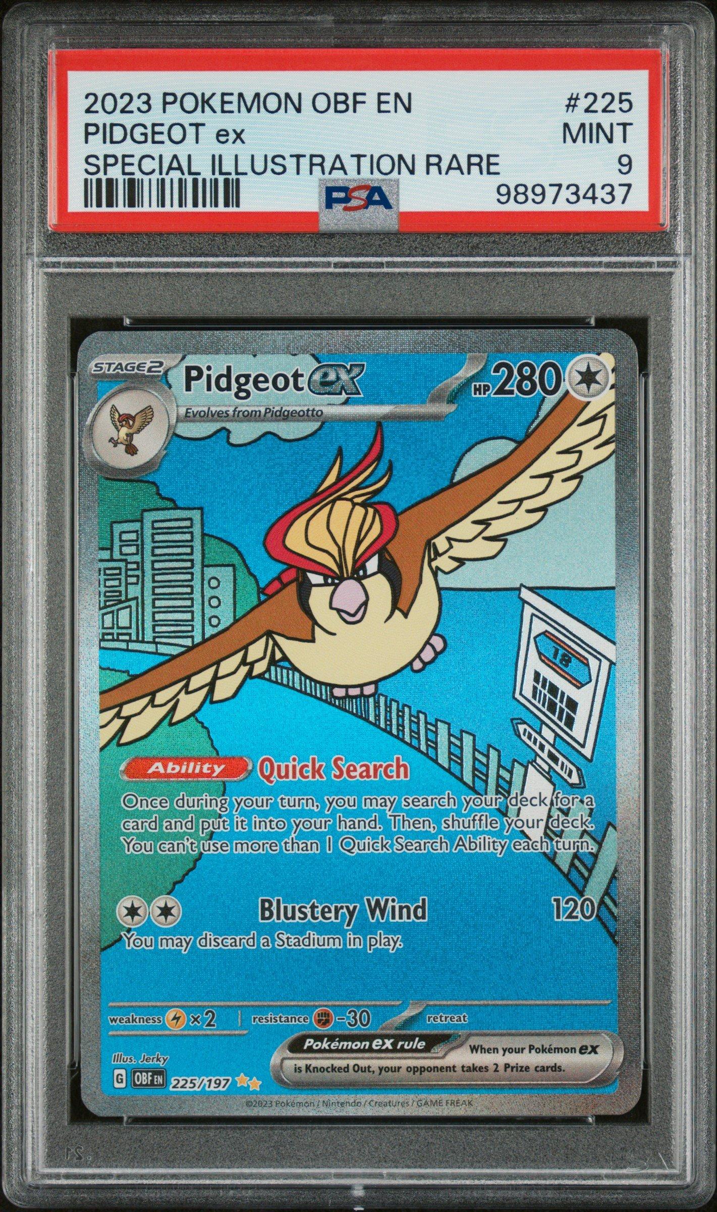 rare pidgeot pokemon card 023/052 Delta Species Holo 2006 VG Japanese You cant use more than 1 Quick Search Ability each turn Pokemon Trading Card Game XY