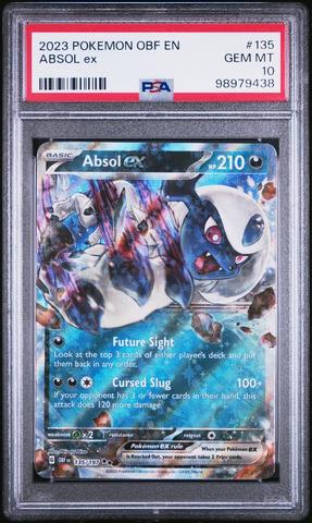 2023 Pokemon Obf En-obsidian Flames 135 Absol Ex PSA 10