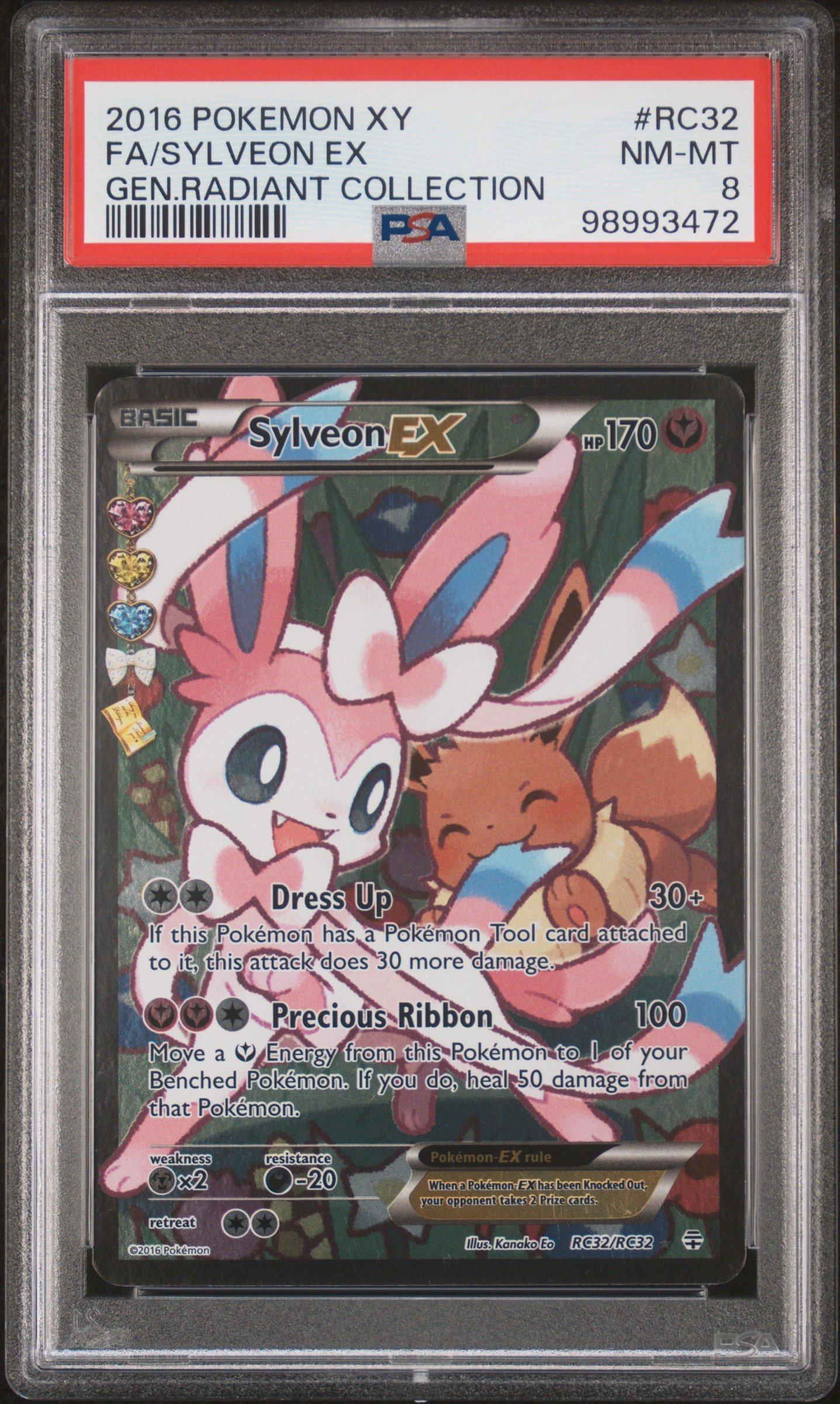 2016 Pokemon Xy Generations Radiant Collection Rc32 Full Art/sylveon Ex ...