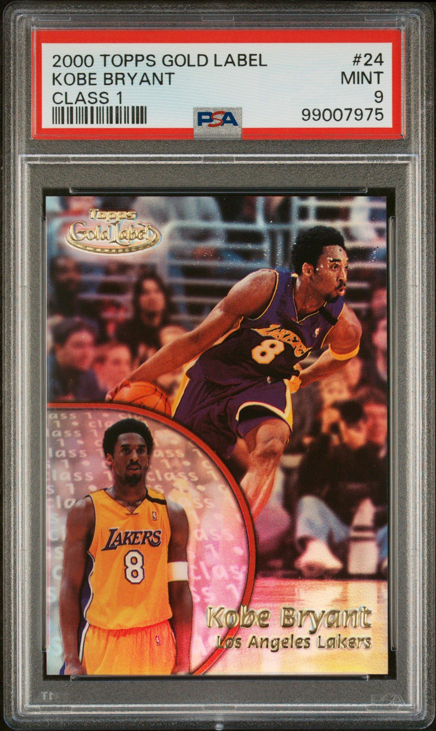 2000 Topps Gold Label Class 1 24 Kobe Bryant PSA 9 Graded Card | GameStop