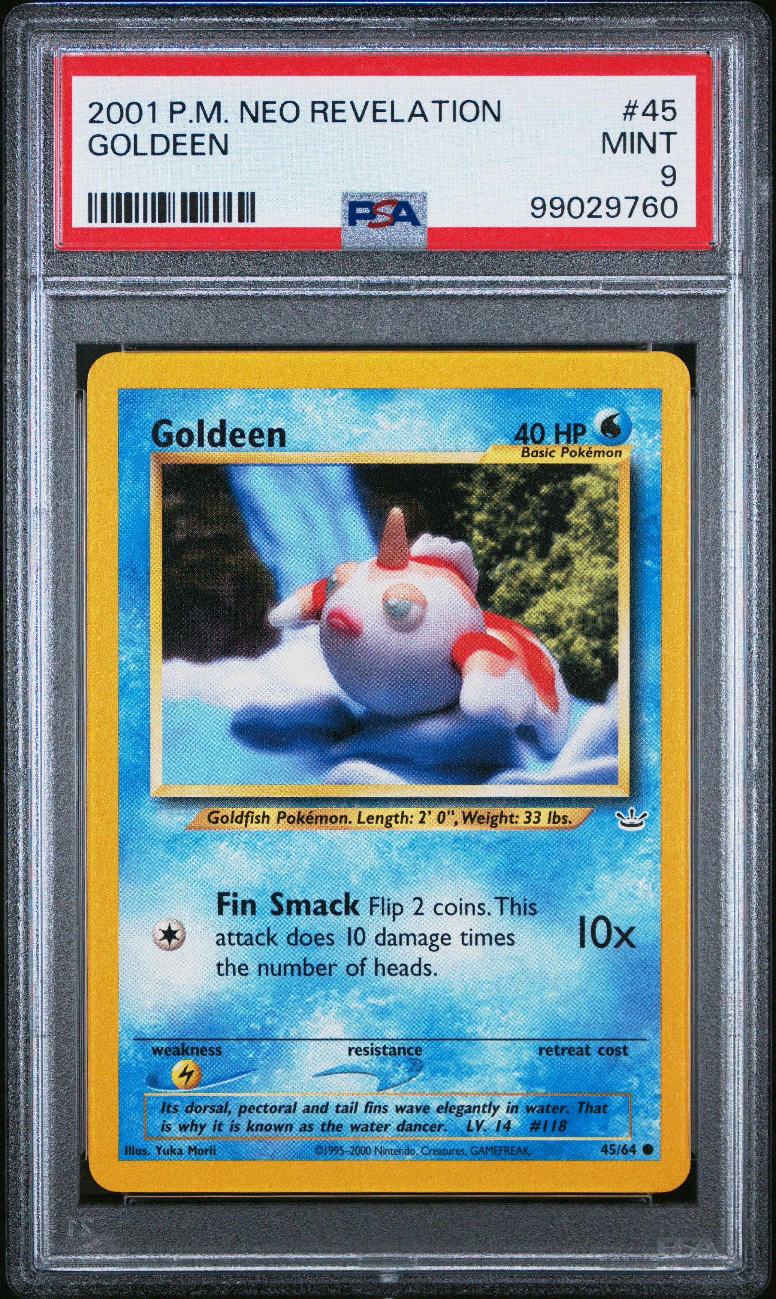 1995 goldeen pokemon card Jungle Set 53/64 Card.LP [Colorless][Colorless] 2001 Pokemon Neo Revelation 45