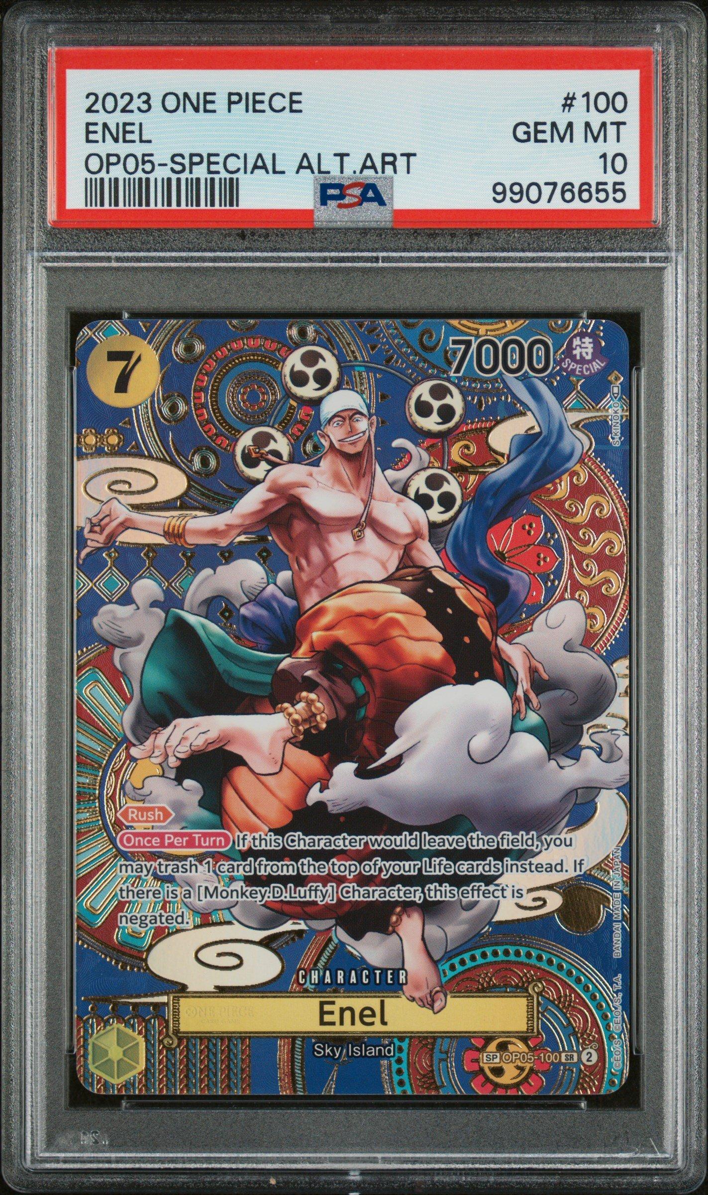 2023 One Piece Op05-awakening Of The New Era 100 Enel Special