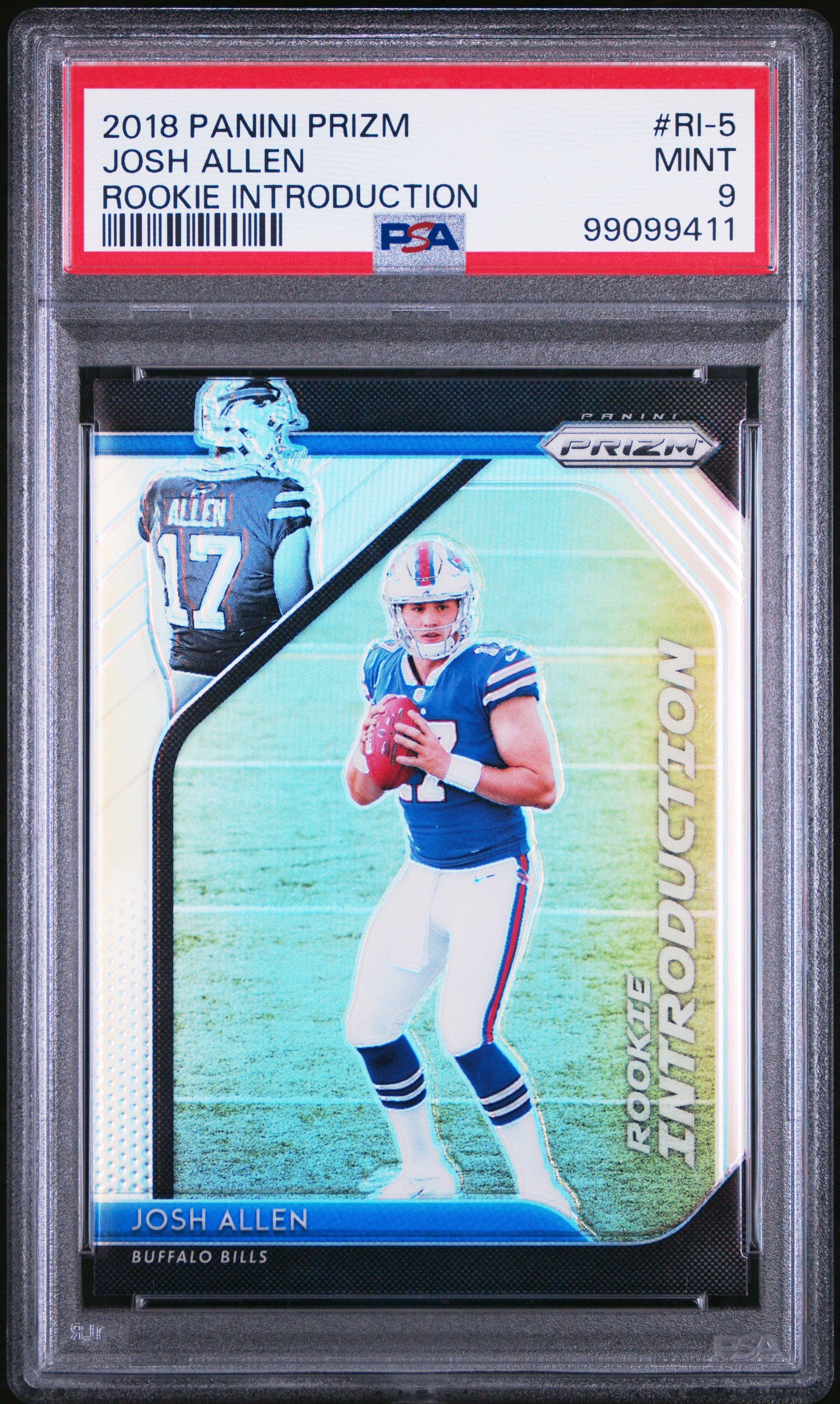 2018 Panini Prizm Rookie Introduction Ri-5 Josh Allen PSA 9