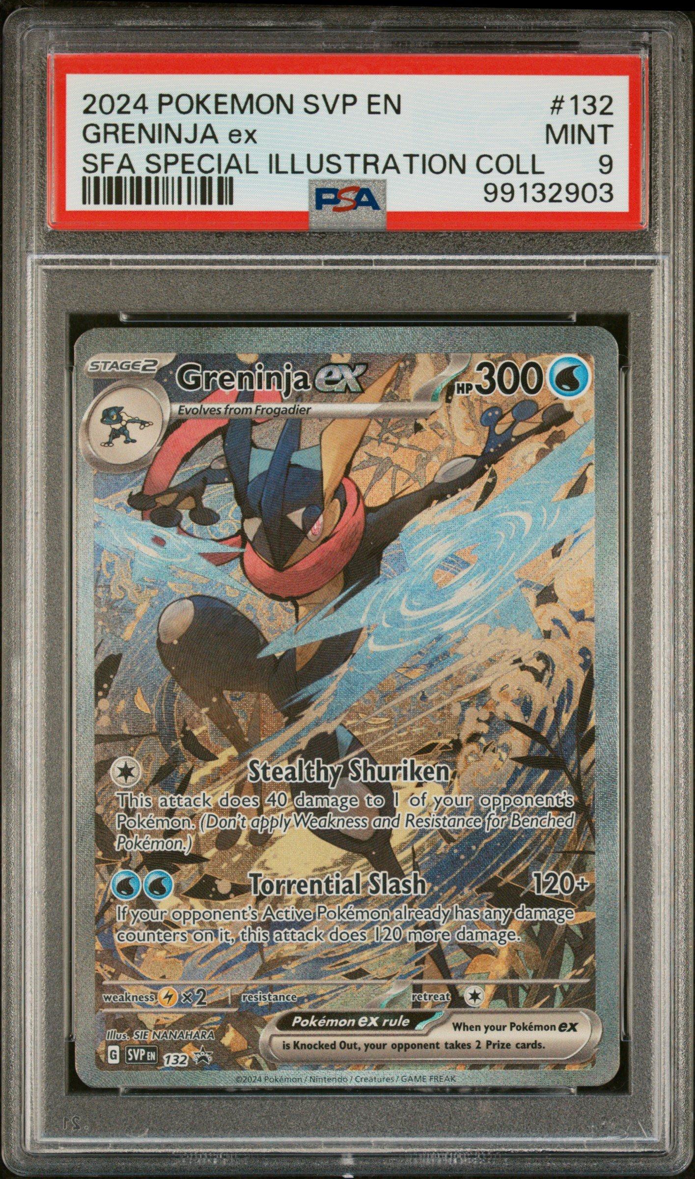 PSA10 Greninja ex SVP EN 132 ゲッコウガ 英語版 2024 Pokemon Svp En-sv Black Star Promo 132 Greninja Ex Shrouded