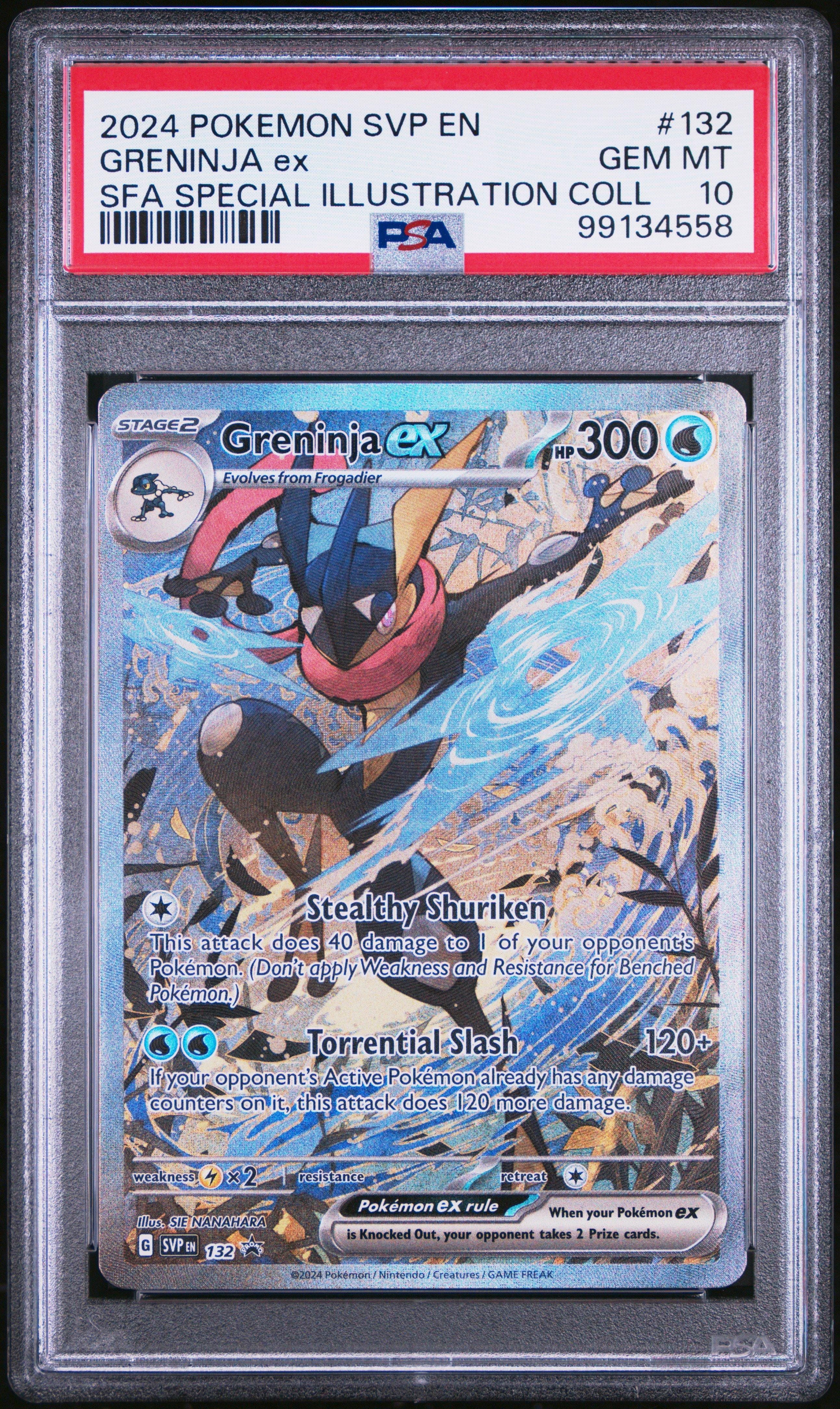 ゲッコウガex P [SVP EN 132]【英語版】 Greninja 2024 Pokemon Svp En-sv Black Star Promo 132 Greninja Ex Shrouded