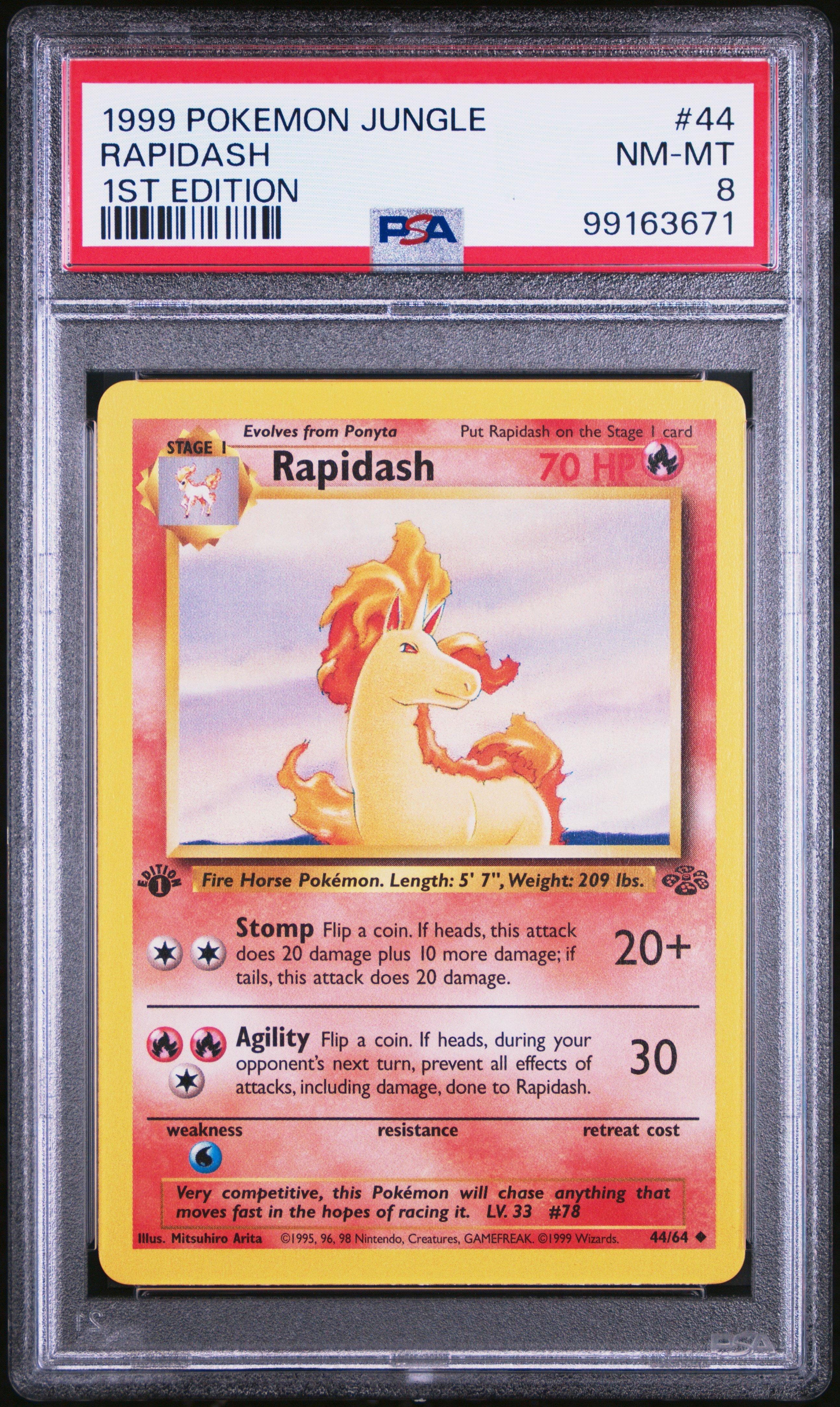 1995 rapidash pokemon card value - (15/83) Delta Species Type Miscut Value - Vintage Jungle