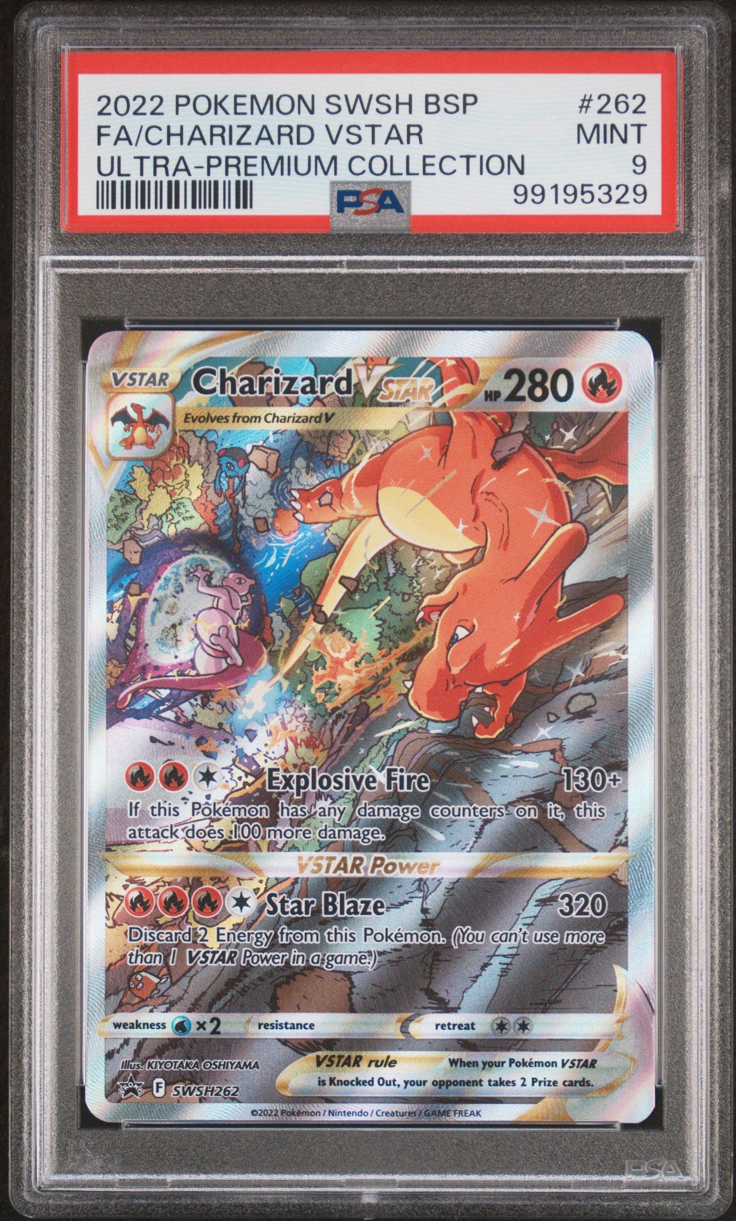 Pokemon Swsh Black Star Promo Full Art Charizard Vstar Sword Shield Ultra Premium