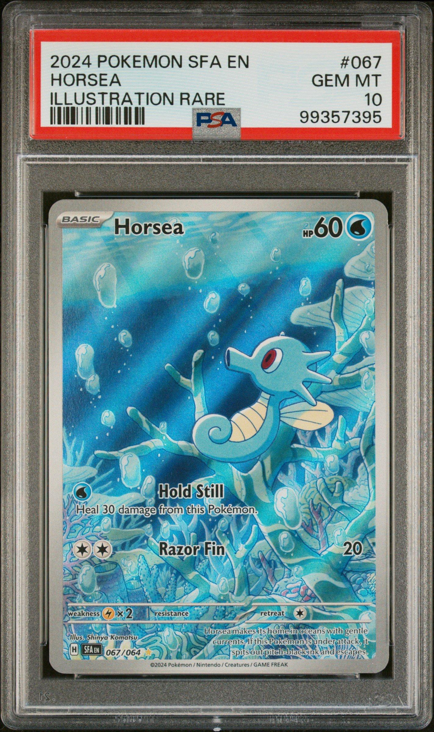 2024 Pokemon Sfa En-shrouded Fable 067 Horsea Illustration Rare