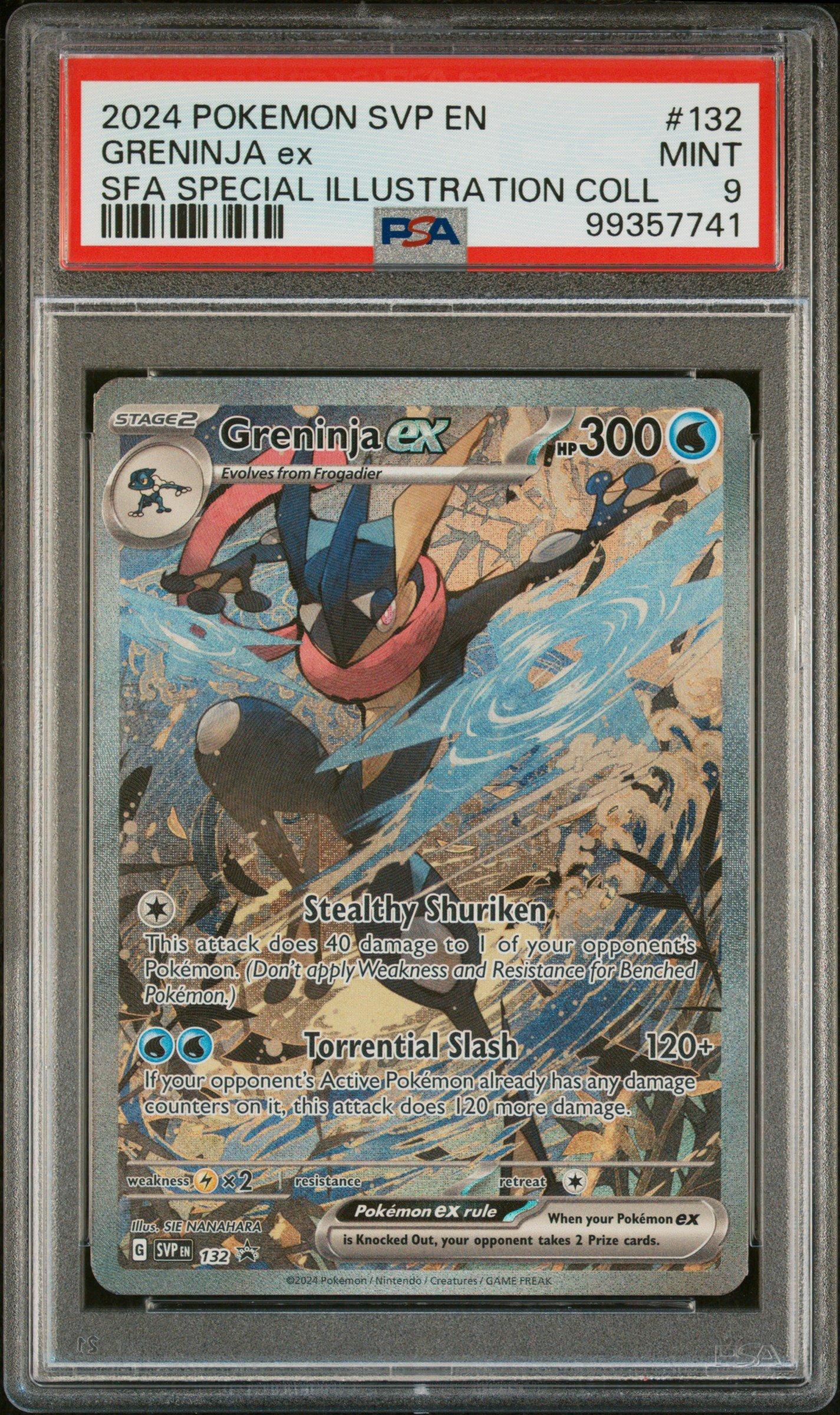 2024 Pokemon Svp En-sv Black Star Promo 132 Greninja Ex Shrouded