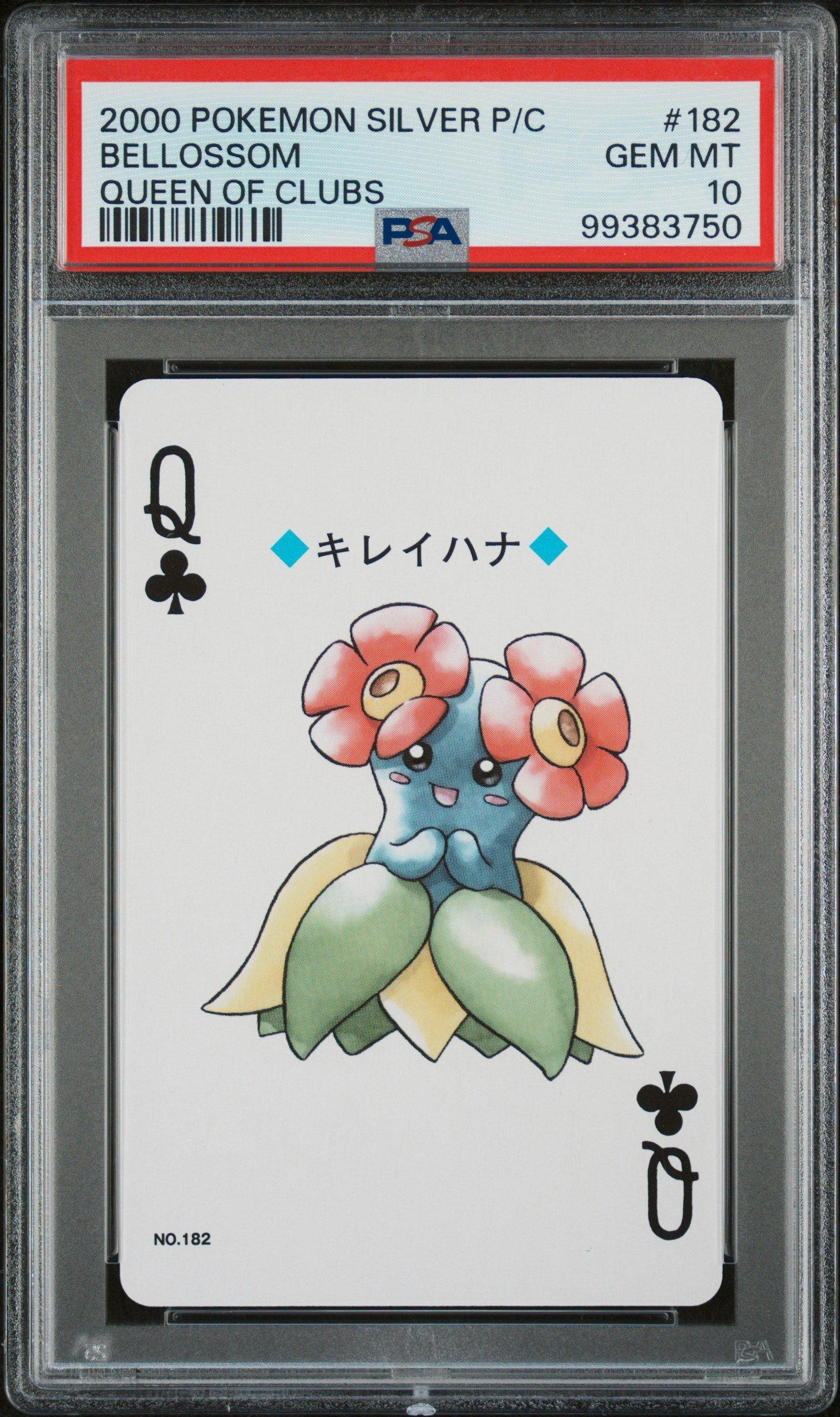 2000 Pokemon Silver Version Playing Cards 182 Bellossom Queen Of