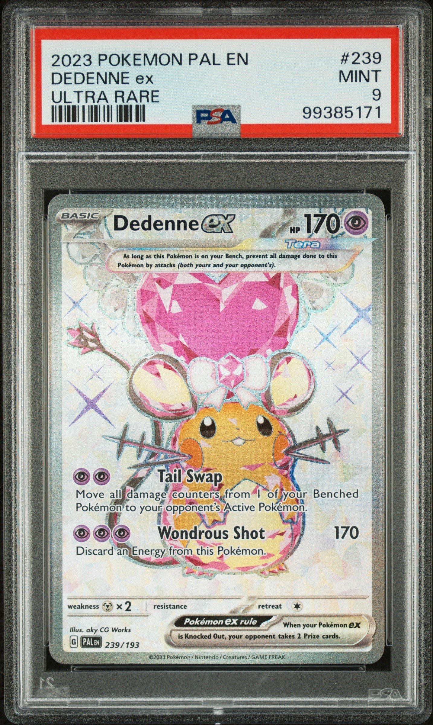 2023 Pokemon Pal En-paldea Evolved 239 Dedenne Ex Ultra Rare PSA 9 Graded  Card | GameStop
