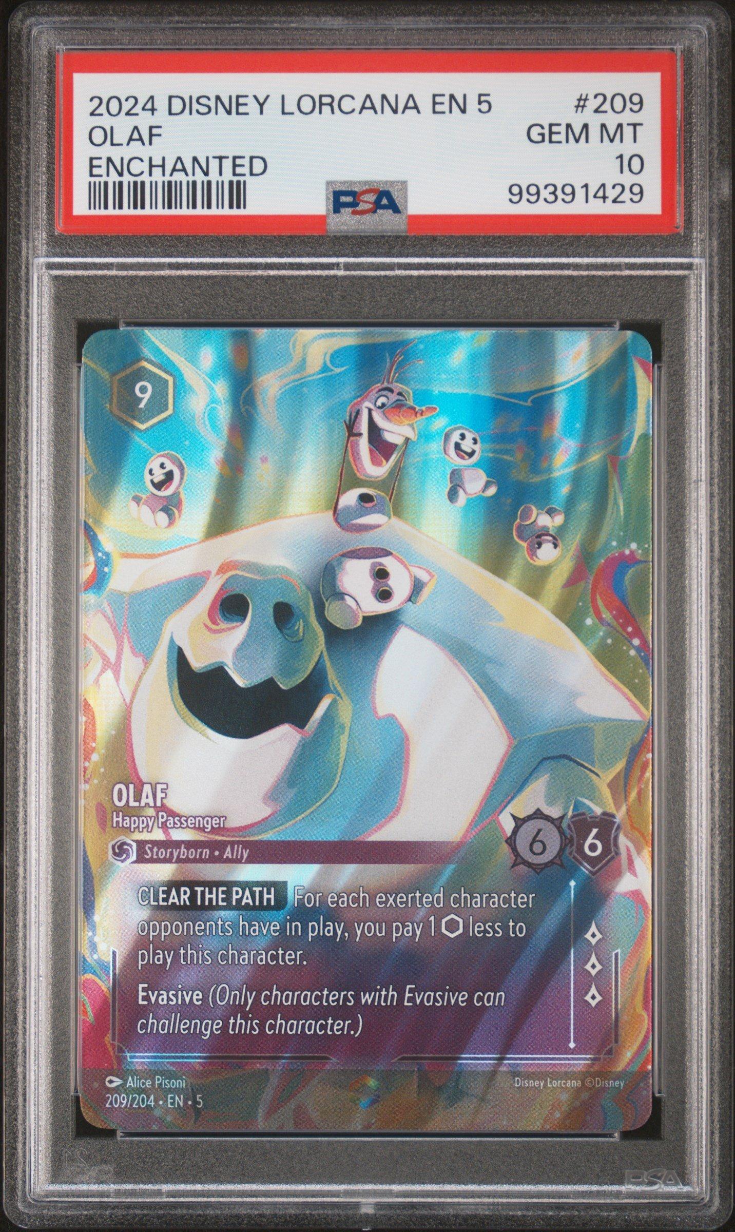 2024 Disney Lorcana En 5-shimmering Skies 209 Olaf - Happy