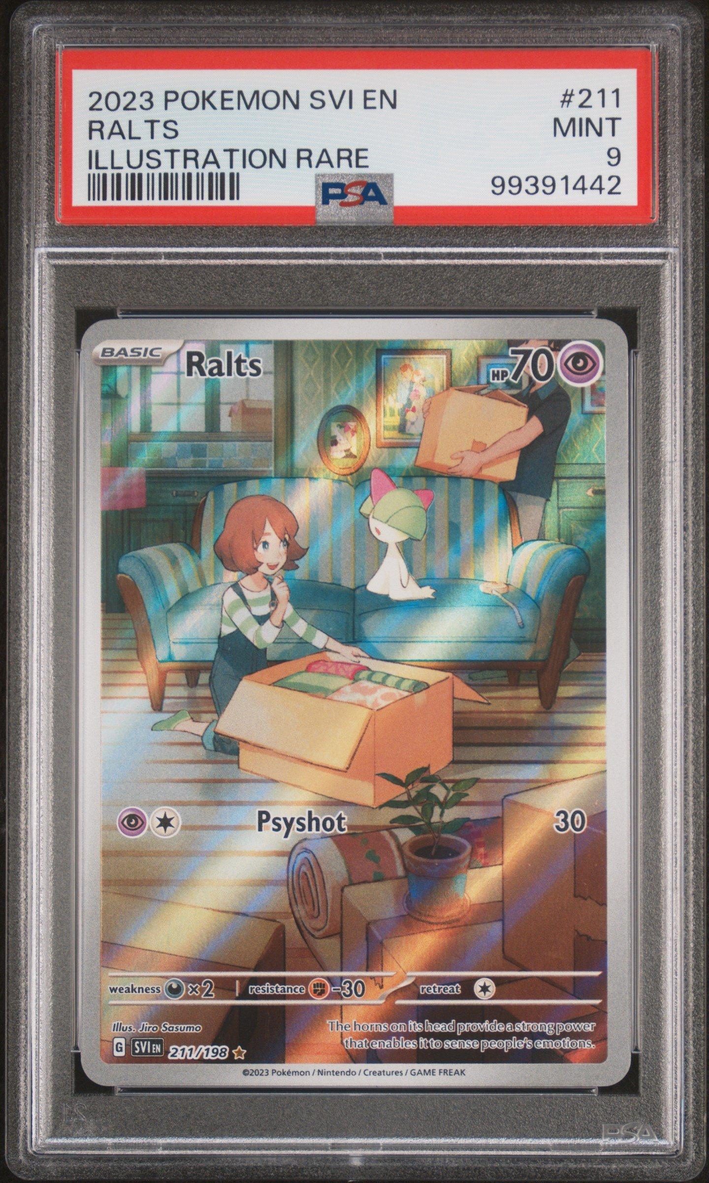 2023 Pokemon Svi En-scarlet & Violet 211 Ralts Illustration Rare