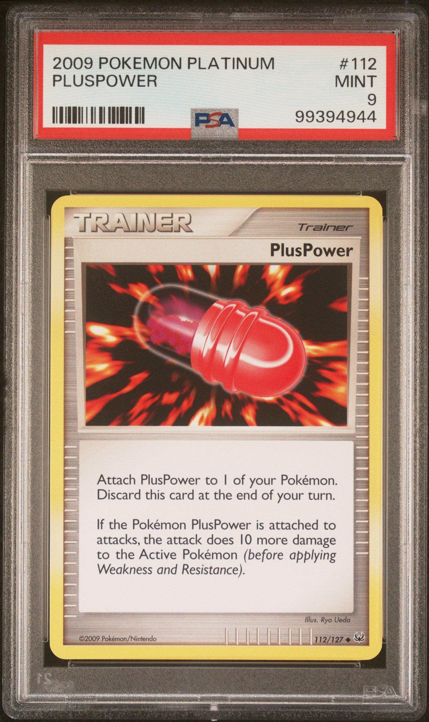2009 Pokemon Platinum 112 Pluspower PSA 9