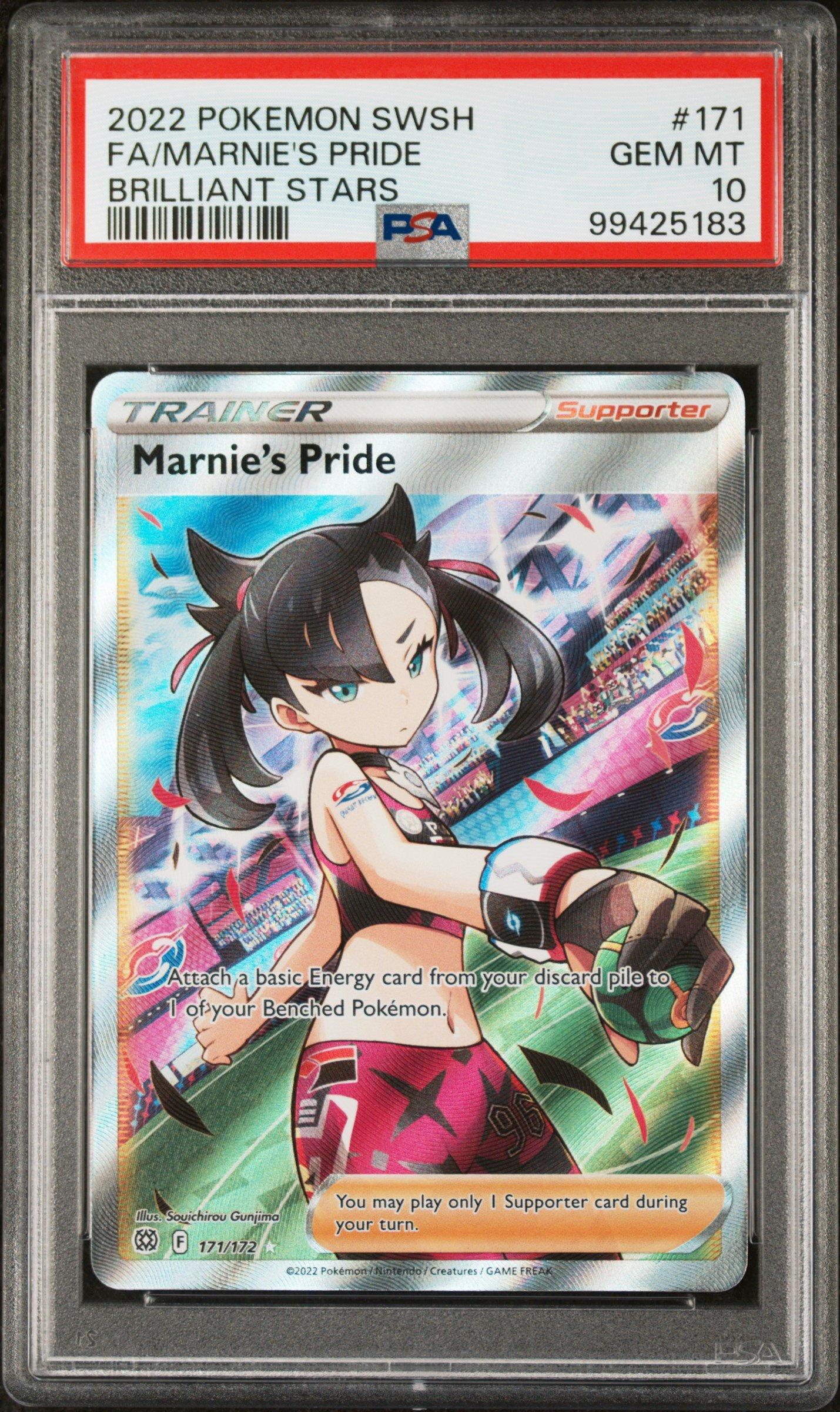2022 Pokemon Sword & Shield Brilliant Stars 171 Full Art/marnie's