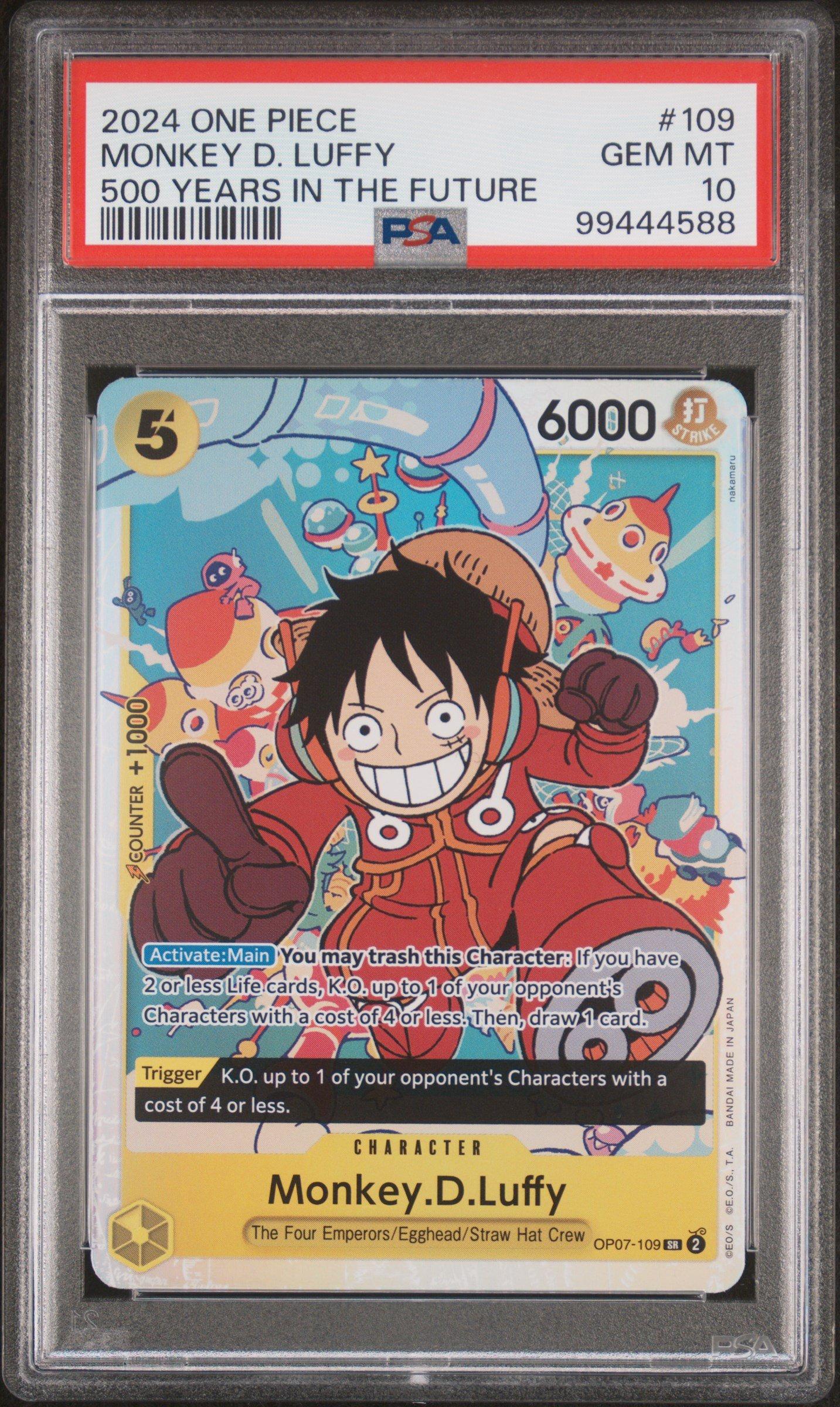 2024 One Piece Op07-500 Years In The Future 109 Monkey D. Luffy