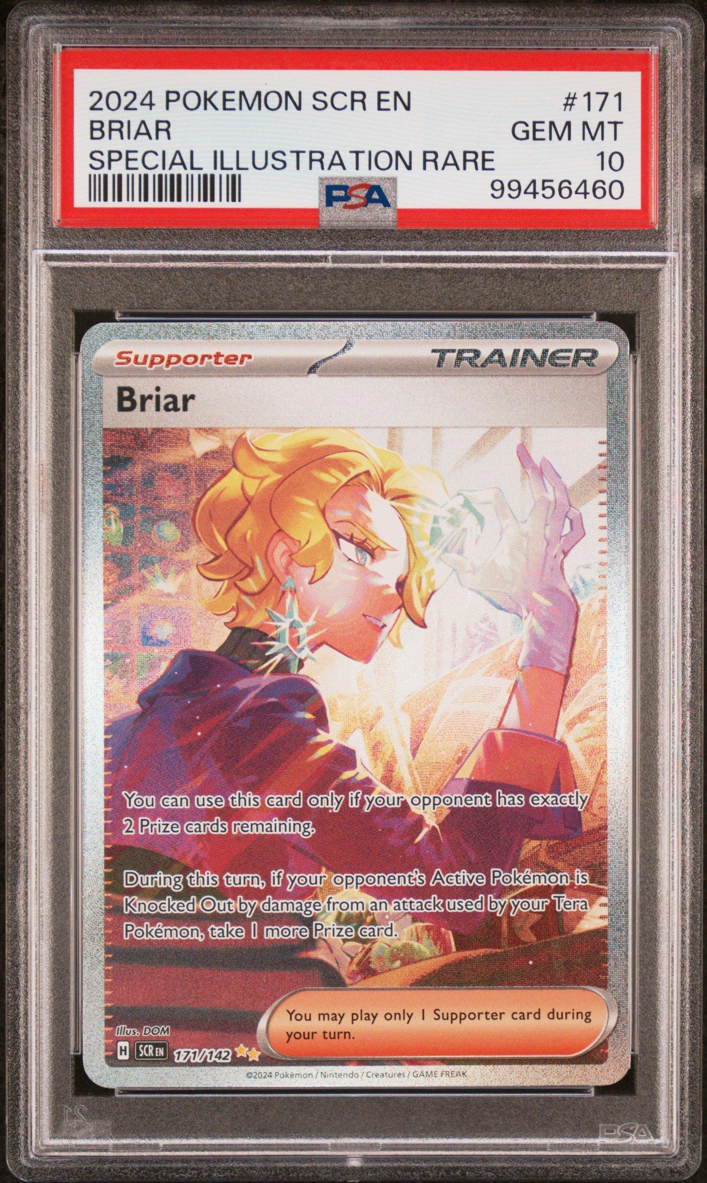 briar pokemon card price 171/142 PSA 10 Briar (sv7-163) - PokemonCard