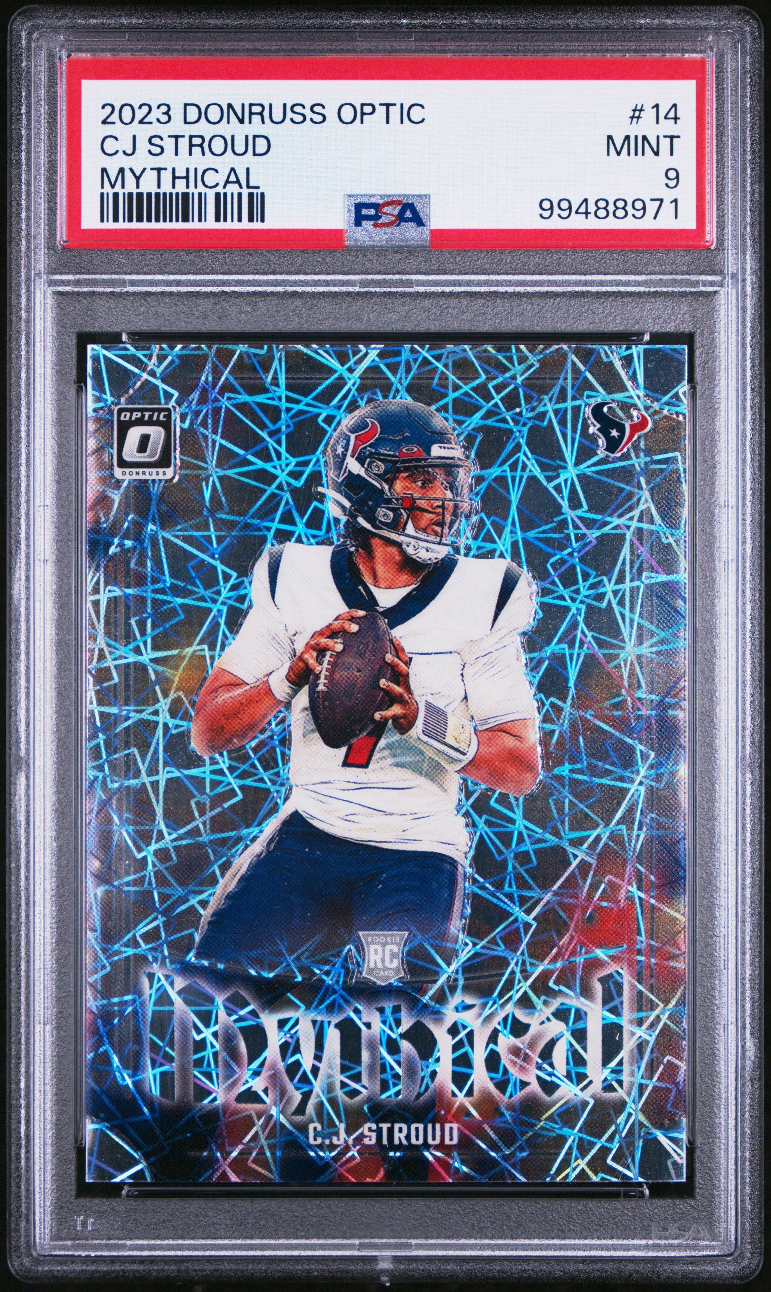 2023 Panini Donruss Optic Mythical 14 Cj Stroud PSA 9