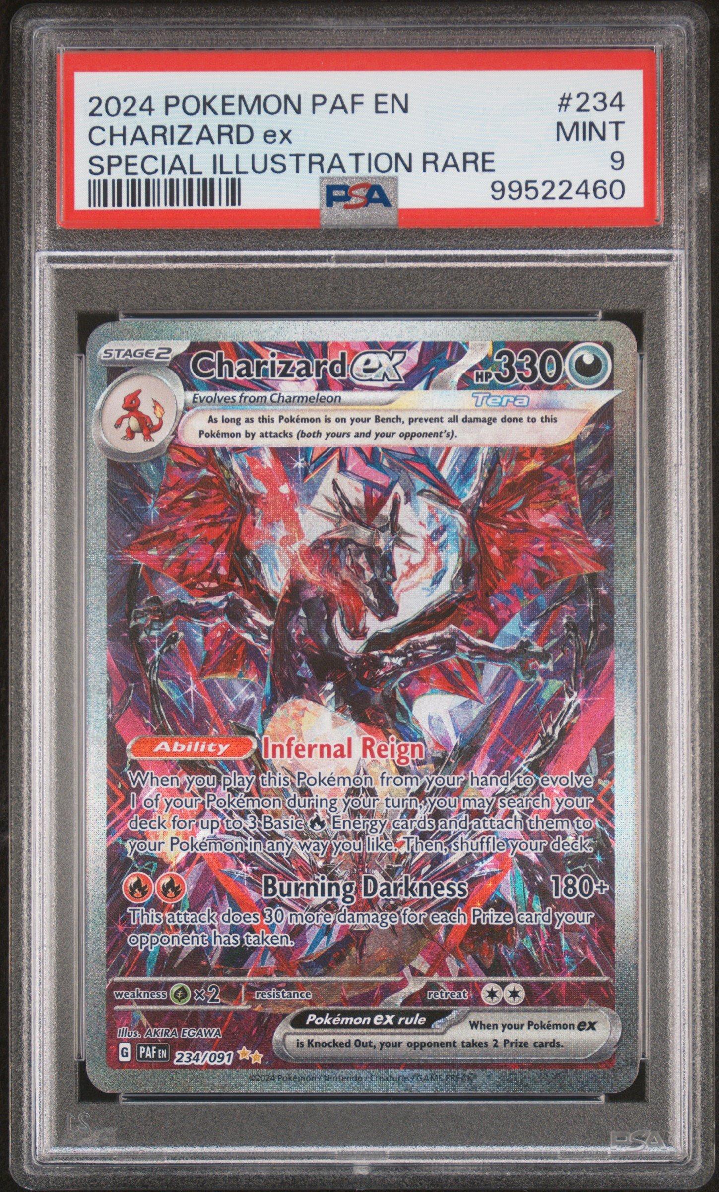 2024 Pokemon Paf En-paldean Fates 234 Charizard Ex Special