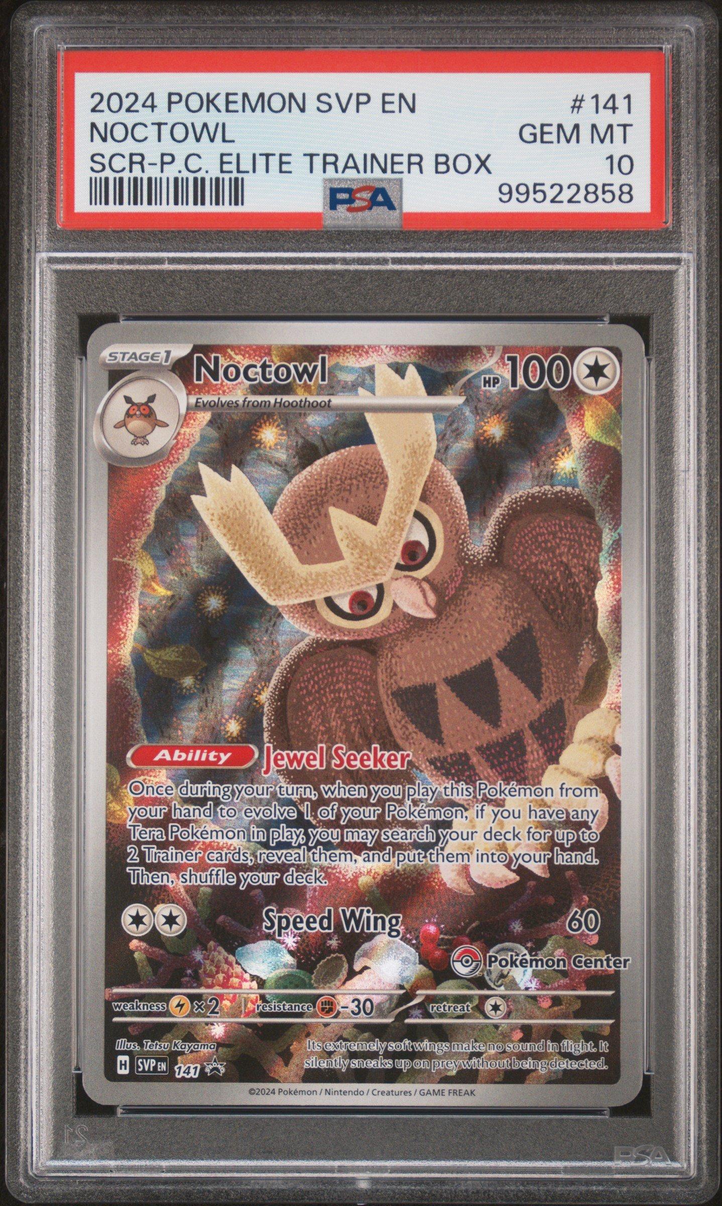 2024 Pokemon Svp En-sv Black Star Promo 141 Noctowl Stellar Crown