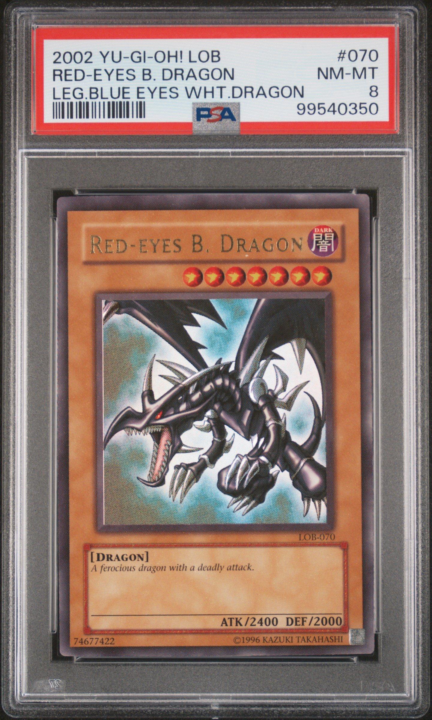 2002 Yu-gi-oh! Lob-legend Of Blue Eyes White Dragon 070 Red-eyes B